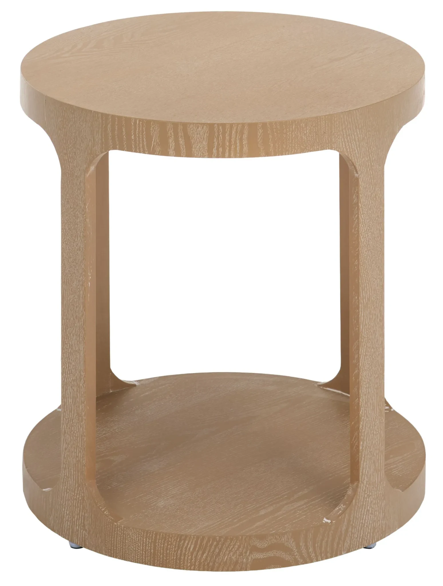 Radix Round Accent Table in Bleached White