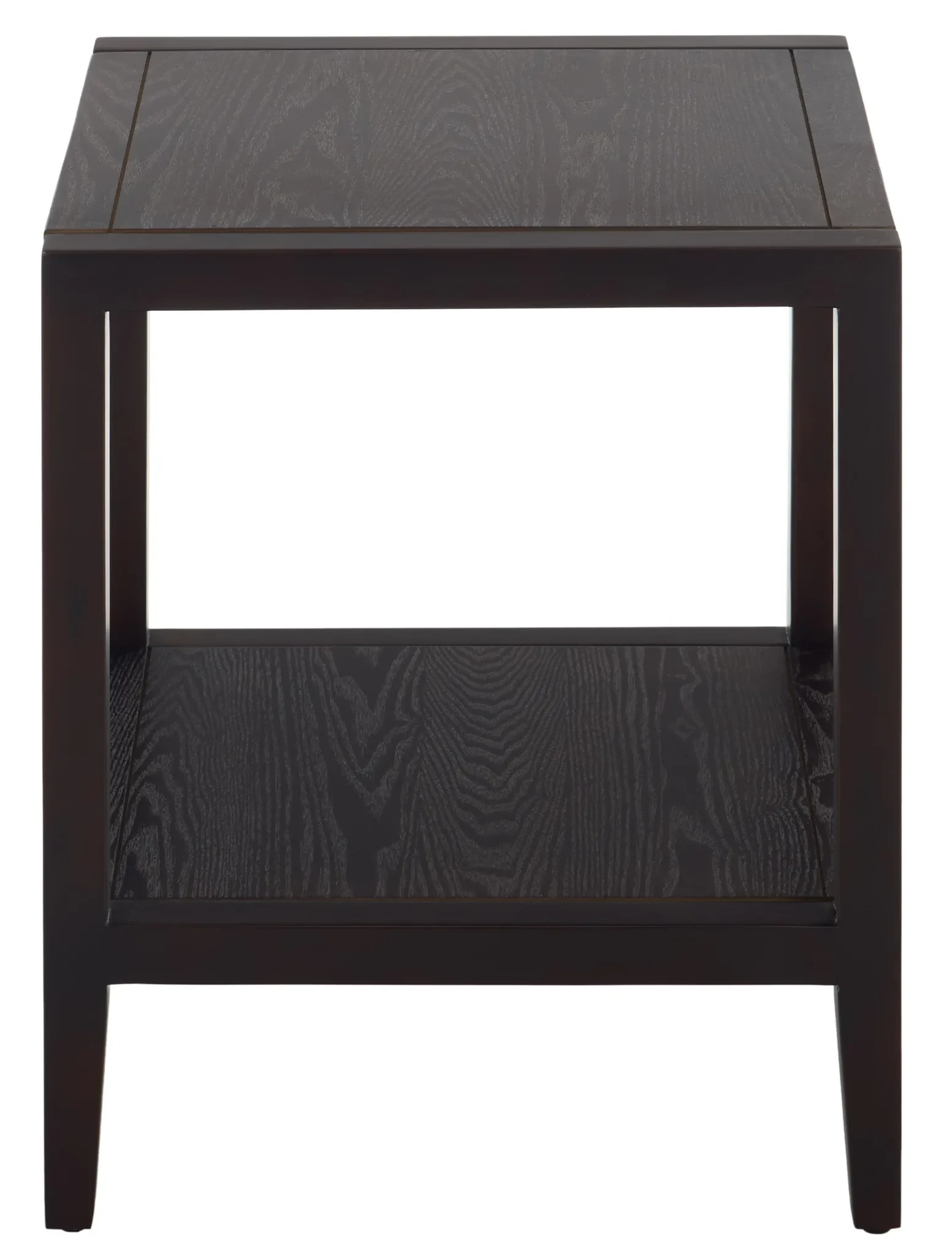 Najah Square Accent Table in Dark Brown