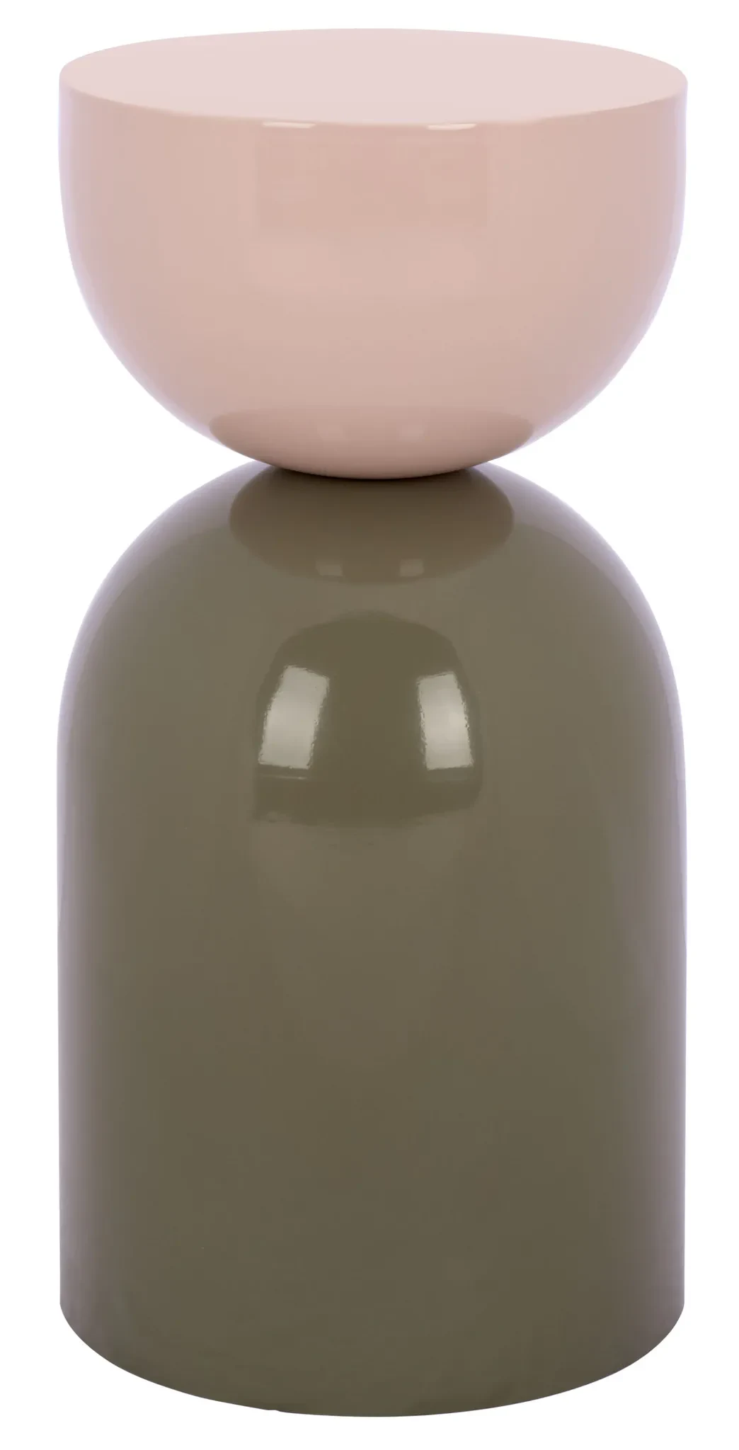 Rafu Accent Table in Beige / Green