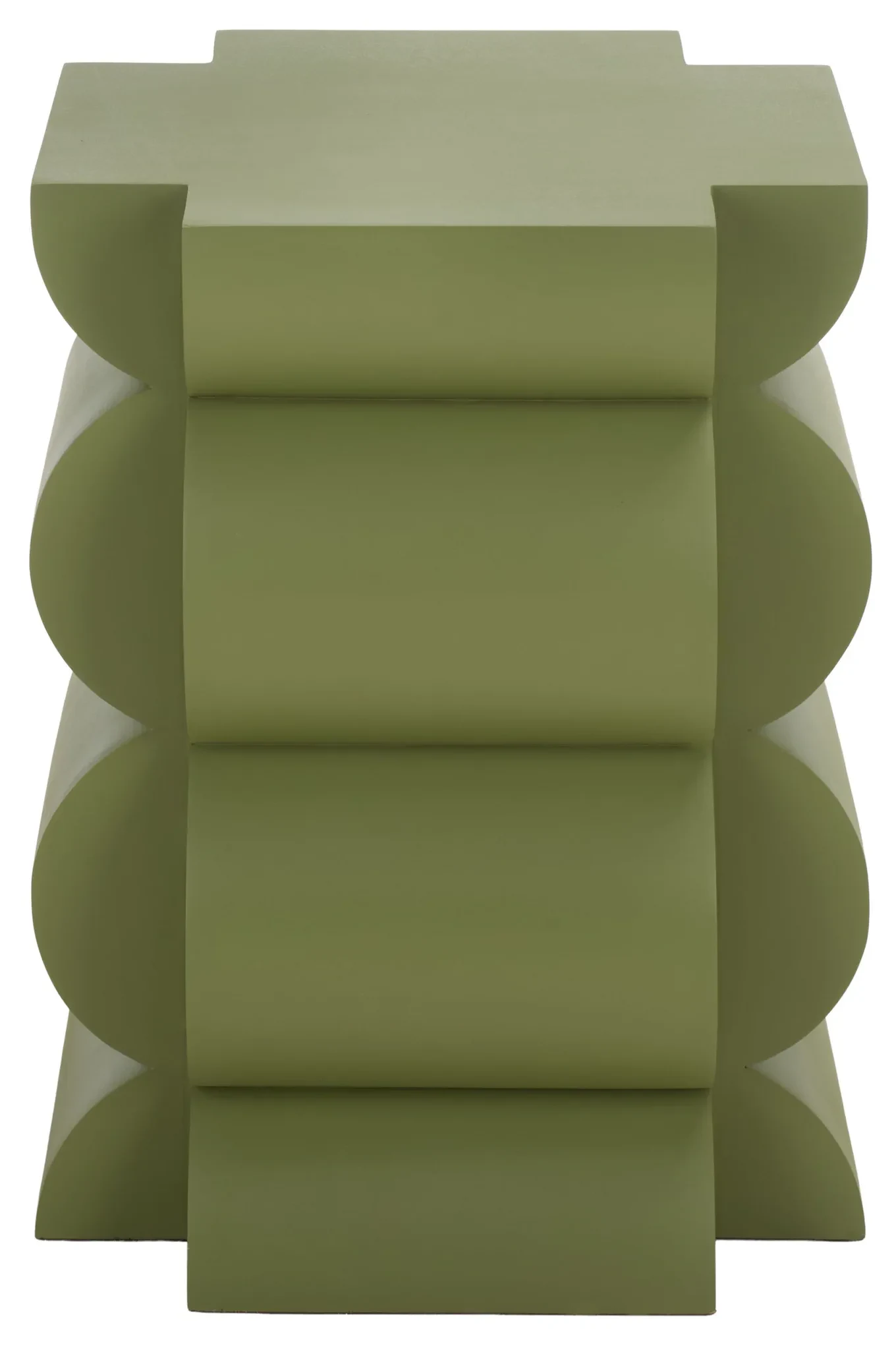 Lappell Accent Table in Olive Green