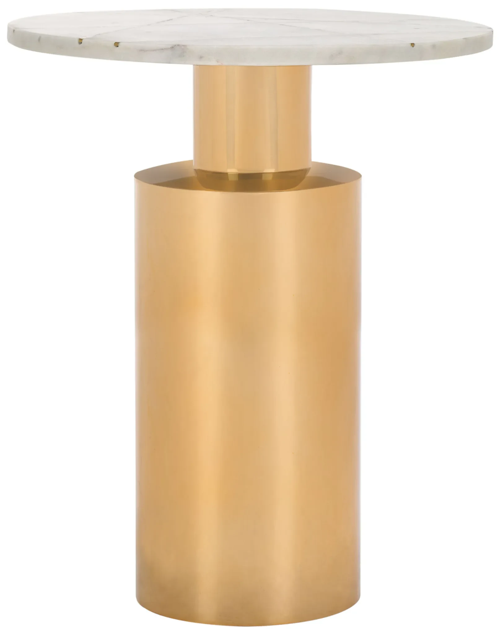 Capucine Side Table in Copper Marble / Copper