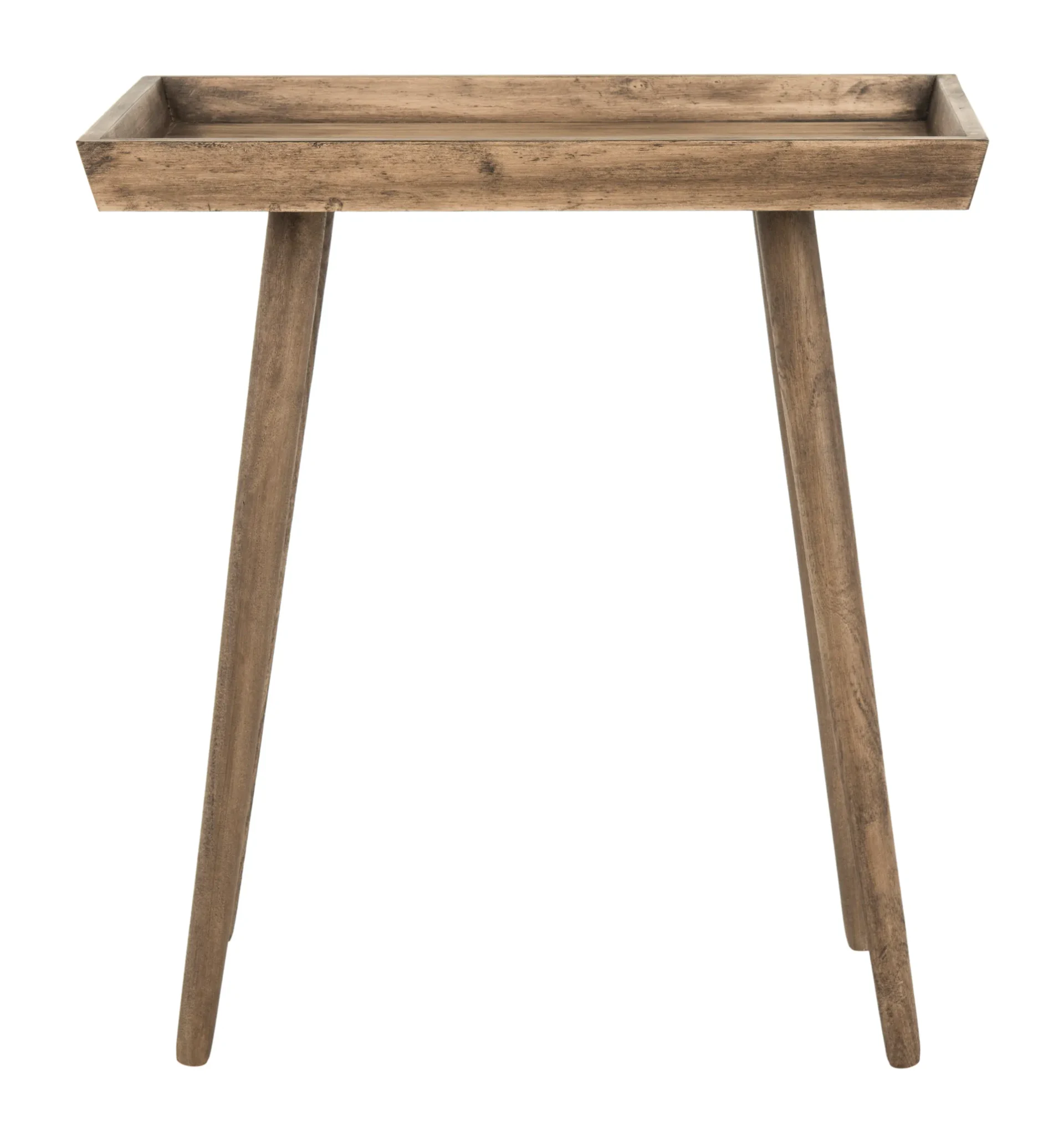 Nonie Tray Accent Table in Chocolate