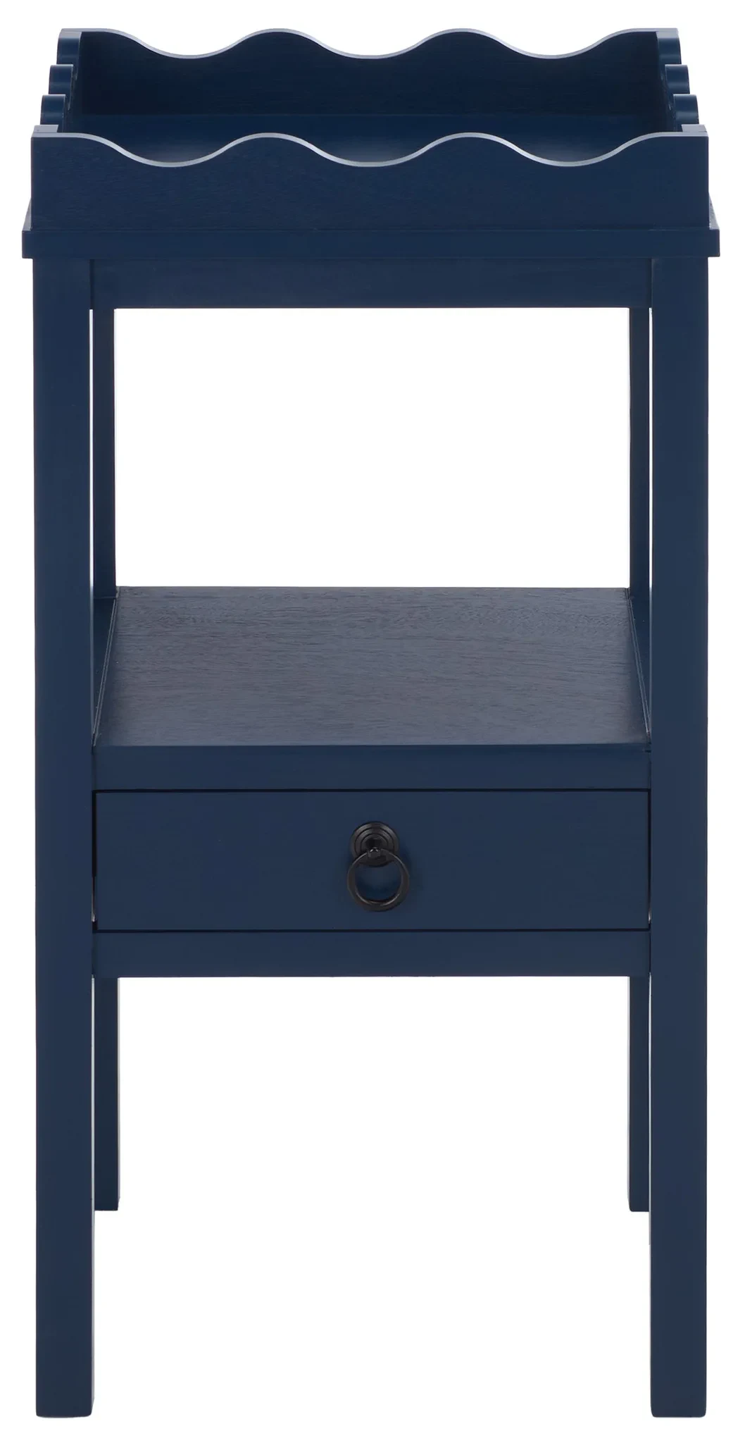 Darlyn One-Drawer Accent Table in Ink Blue