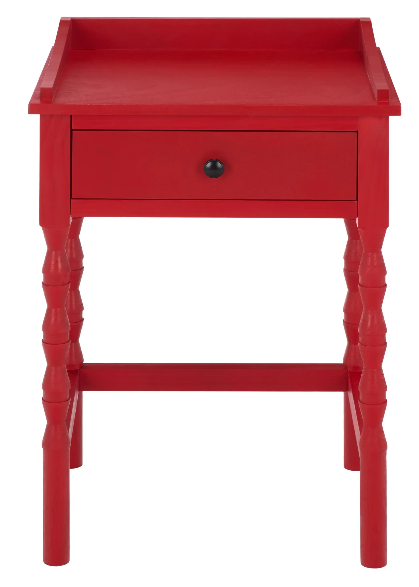 Astaroth Accent Table in Bright Red