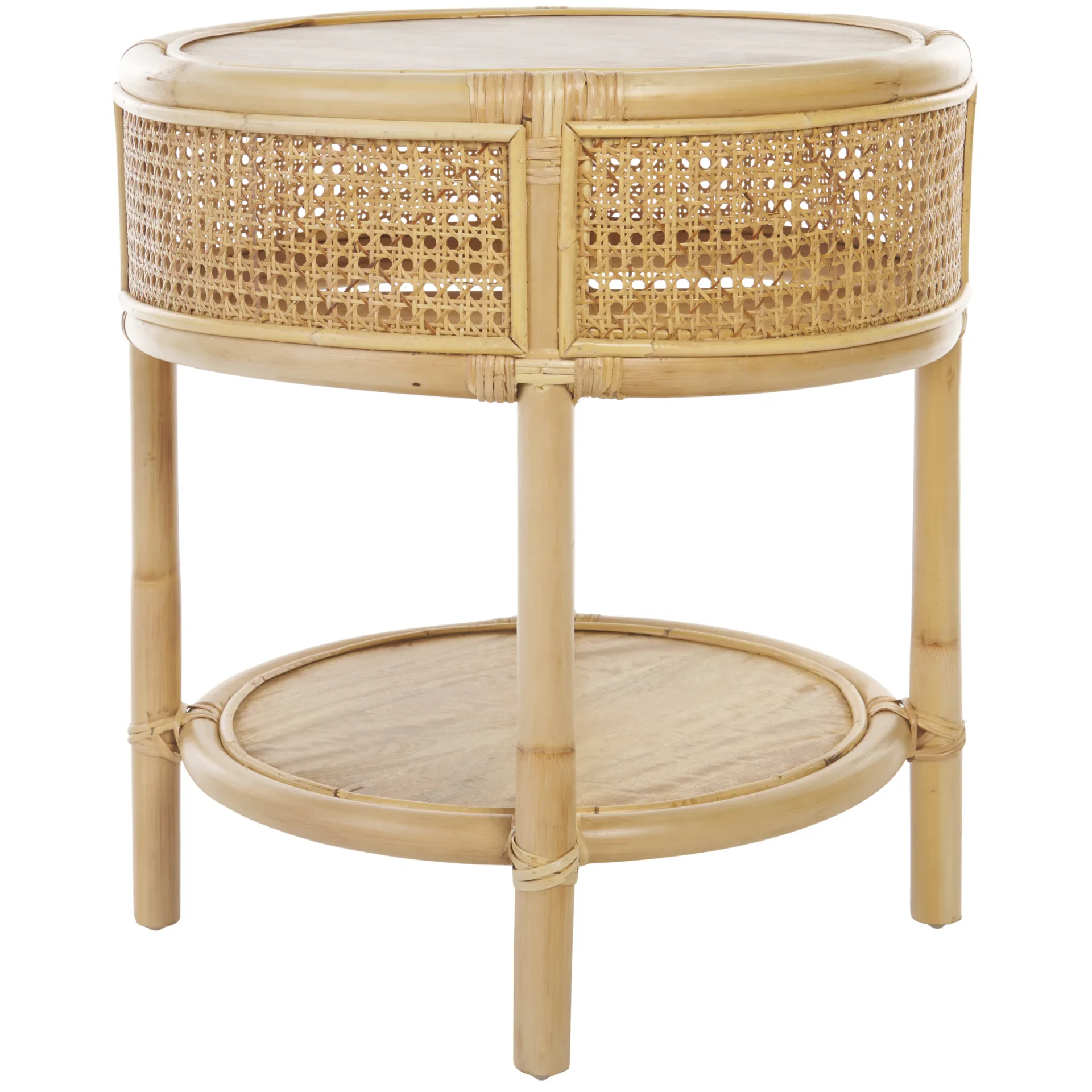 Arvid Round Accent Table in Natural