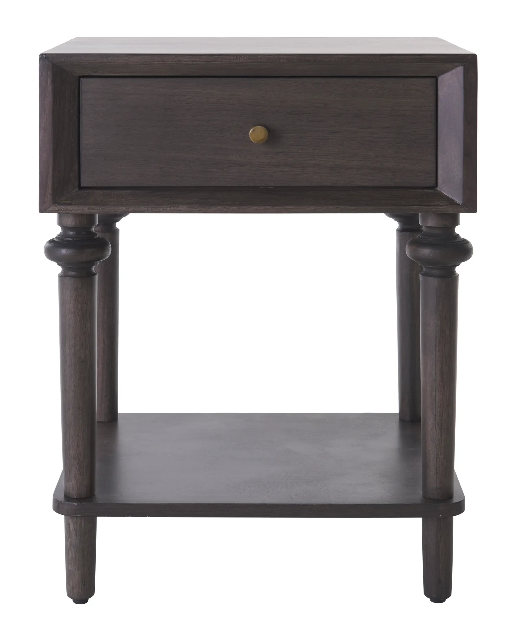 Ambrashi End Table in Dark Gray