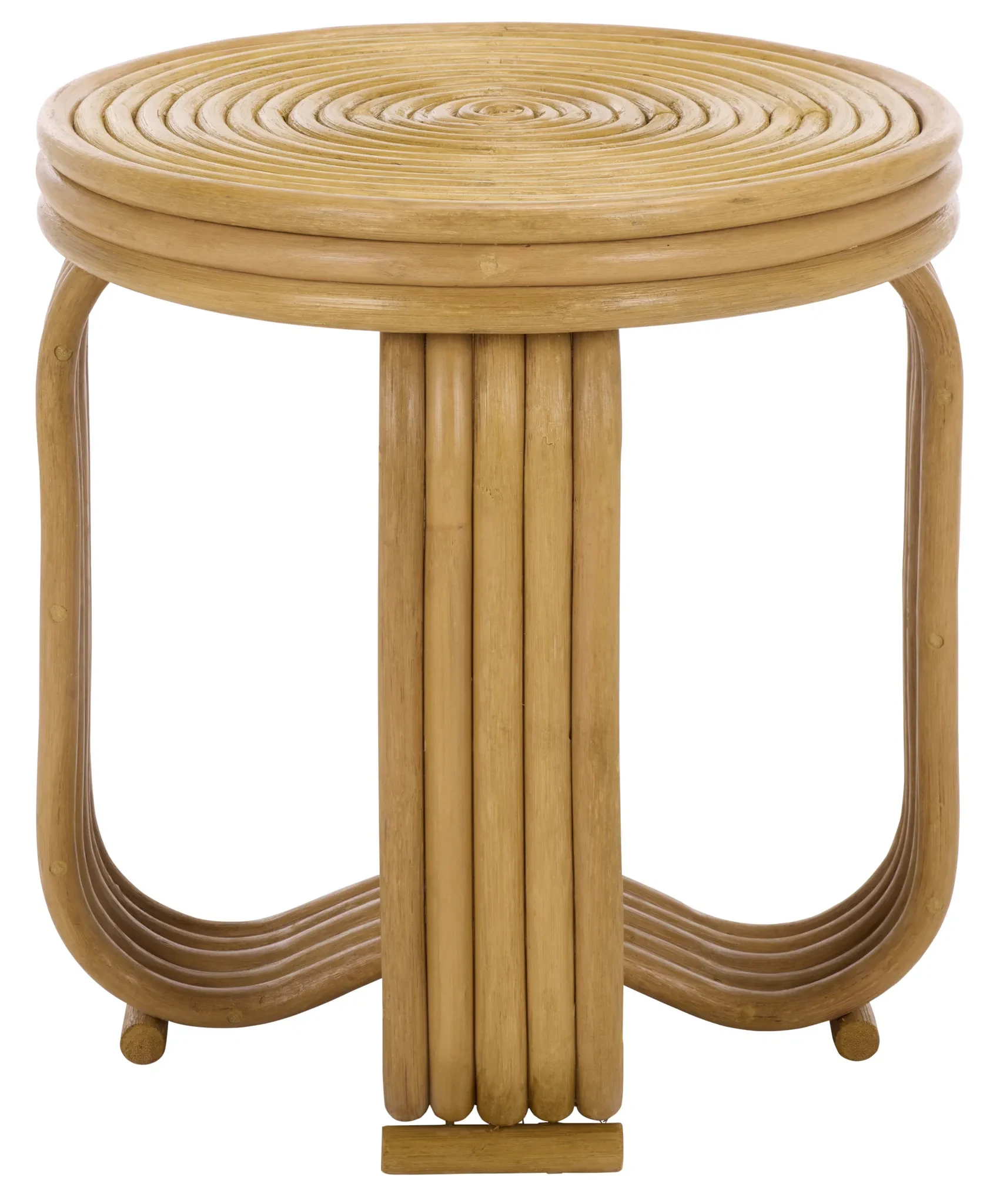 Asleesh Round Accent Table in Natural
