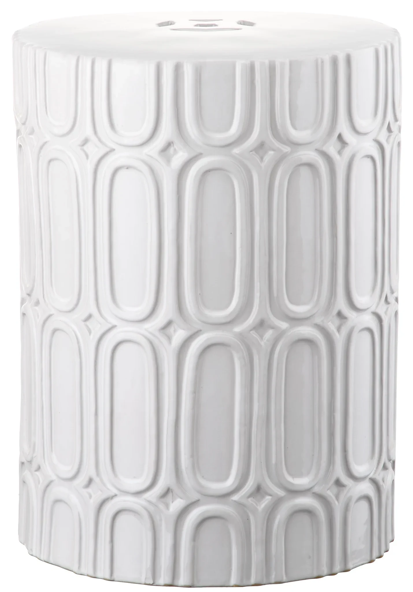Melody Garden Stool in Antique White