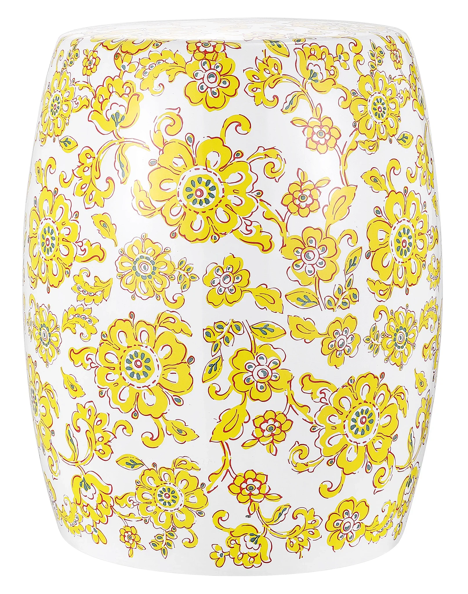 Rainer Garden Stool in Yellow
