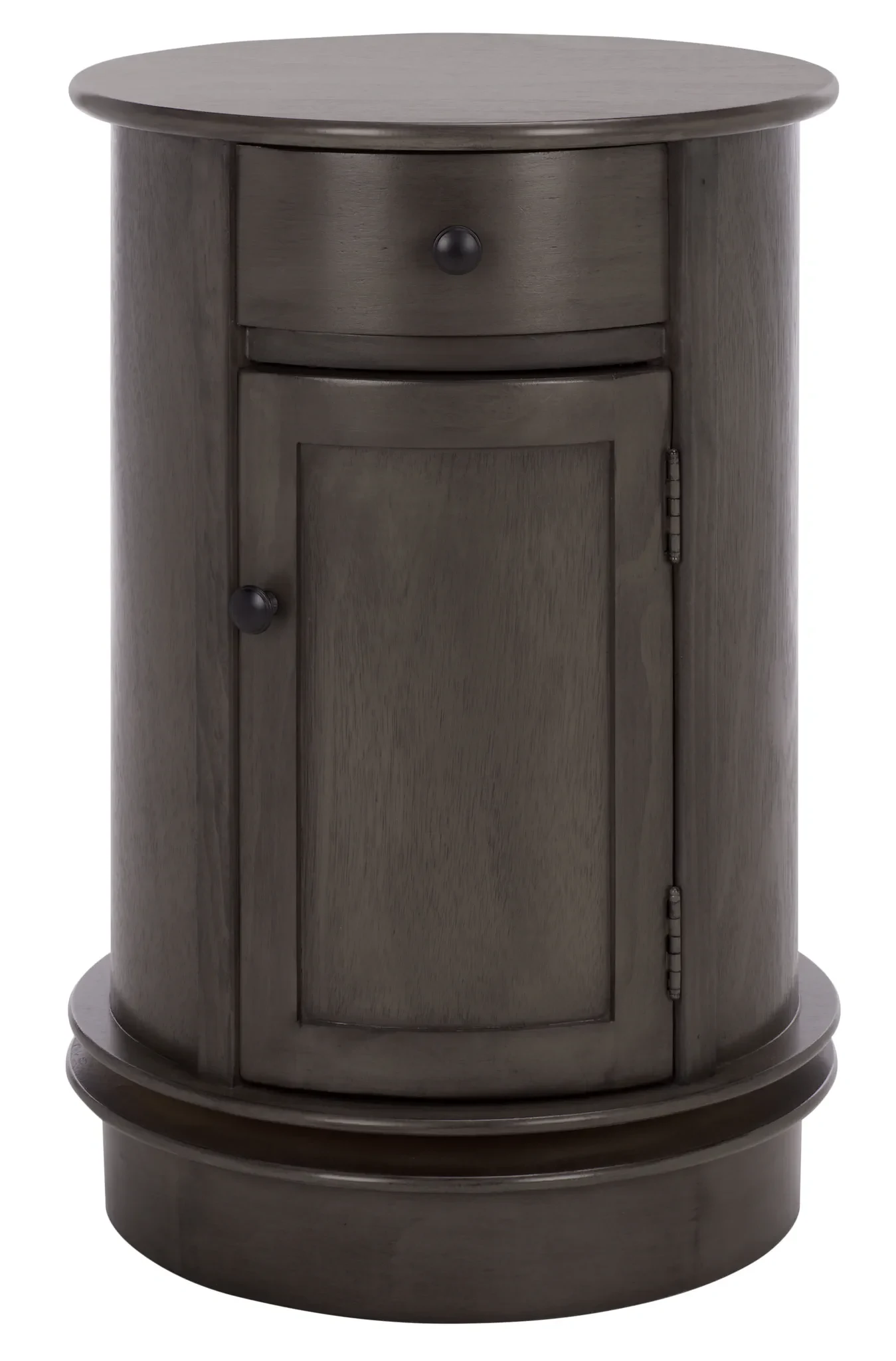 Tabitha Swivel Accent Table in Black
