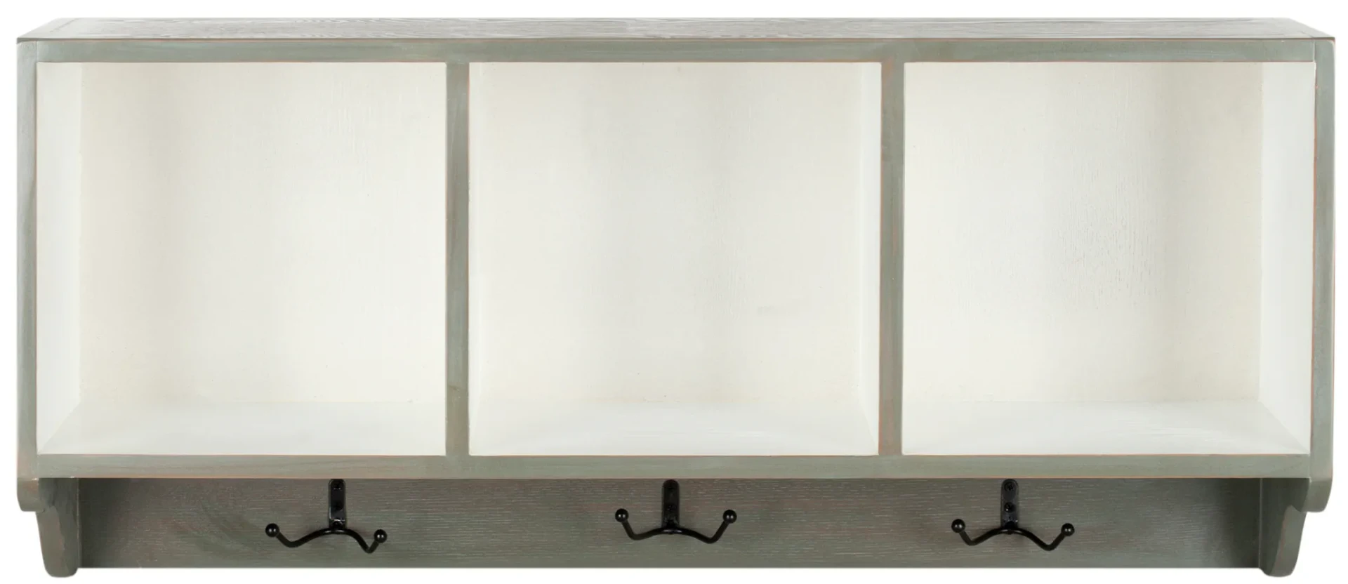 Alice Wall Shelf in Ash Gray / White