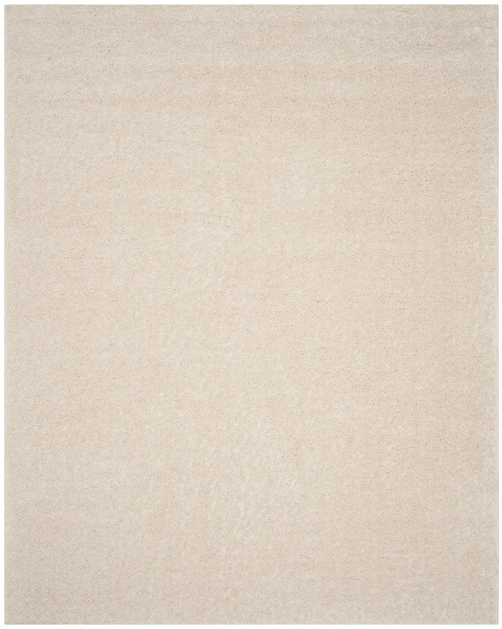 Arizona Solid Shag Rug in Cream