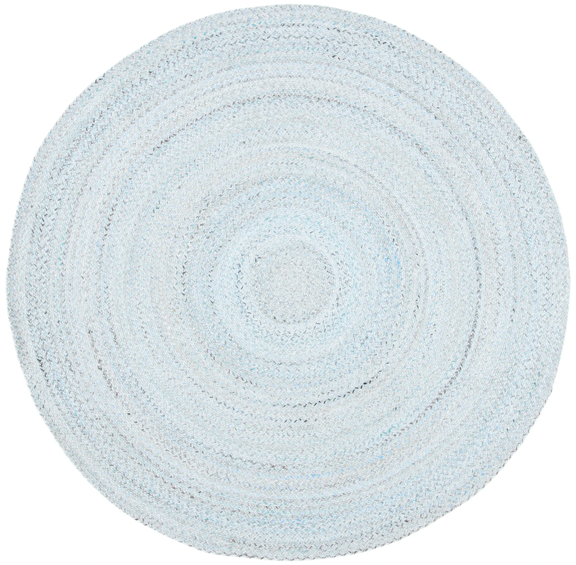Braided Coastal Solid Rug in Blue / Gray