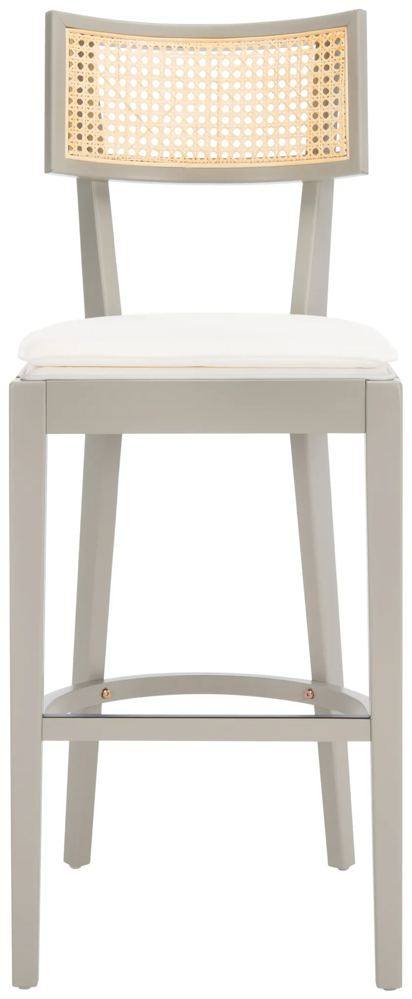 Galway Cane Bar Stool in Black / Natural