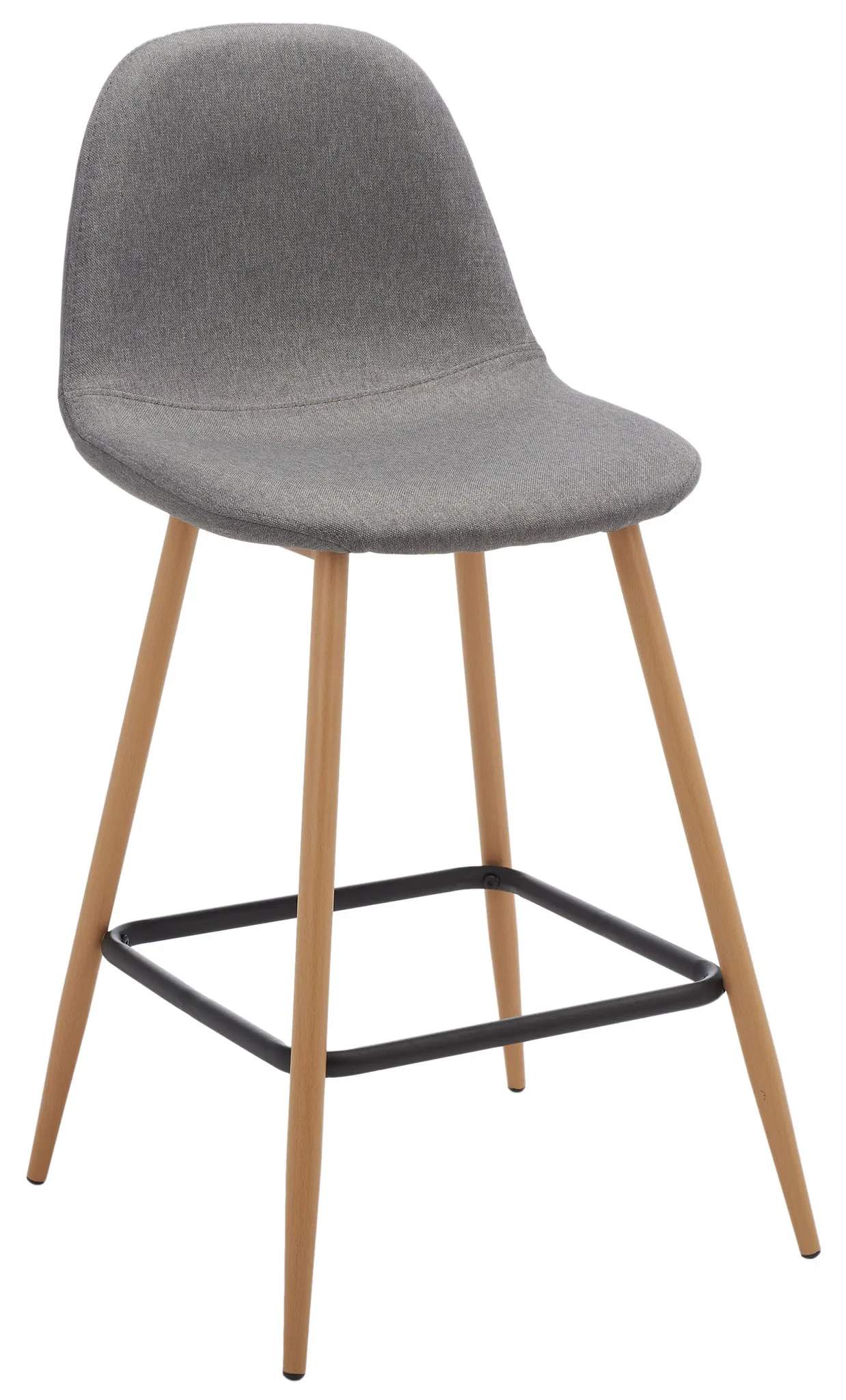 Travis Counter Stool in Dark Gray / Black