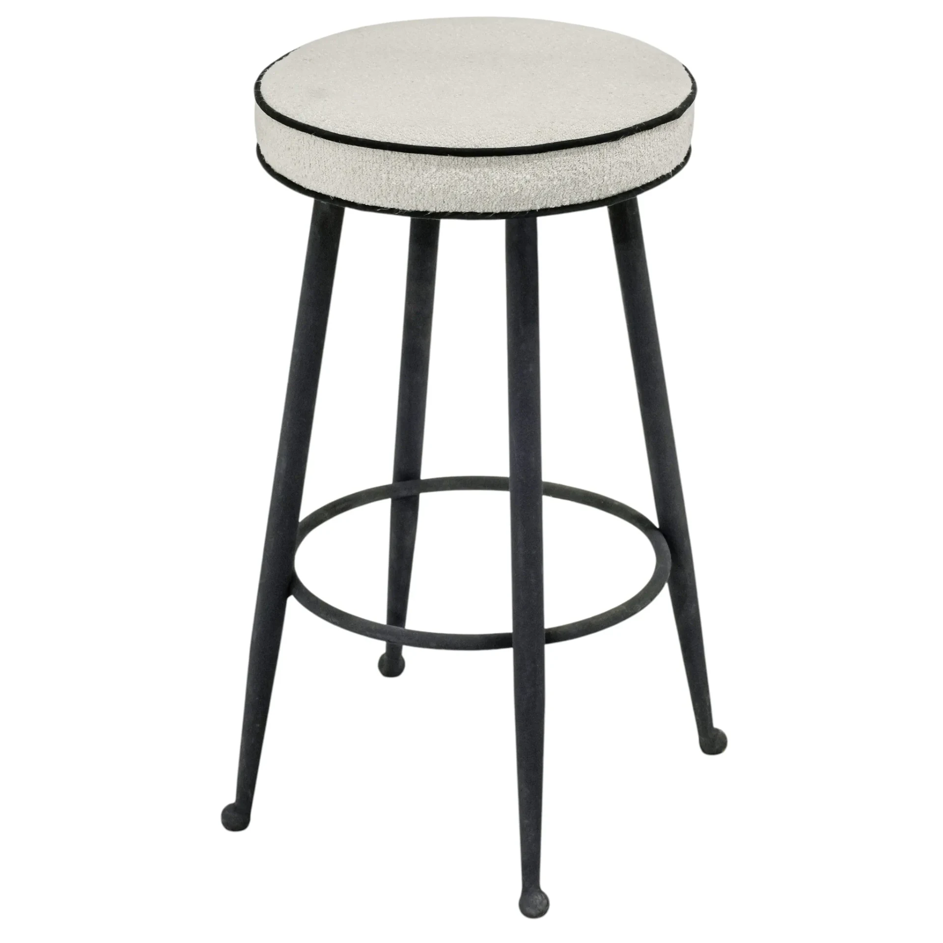 Serafina Counter Stool in Black / White
