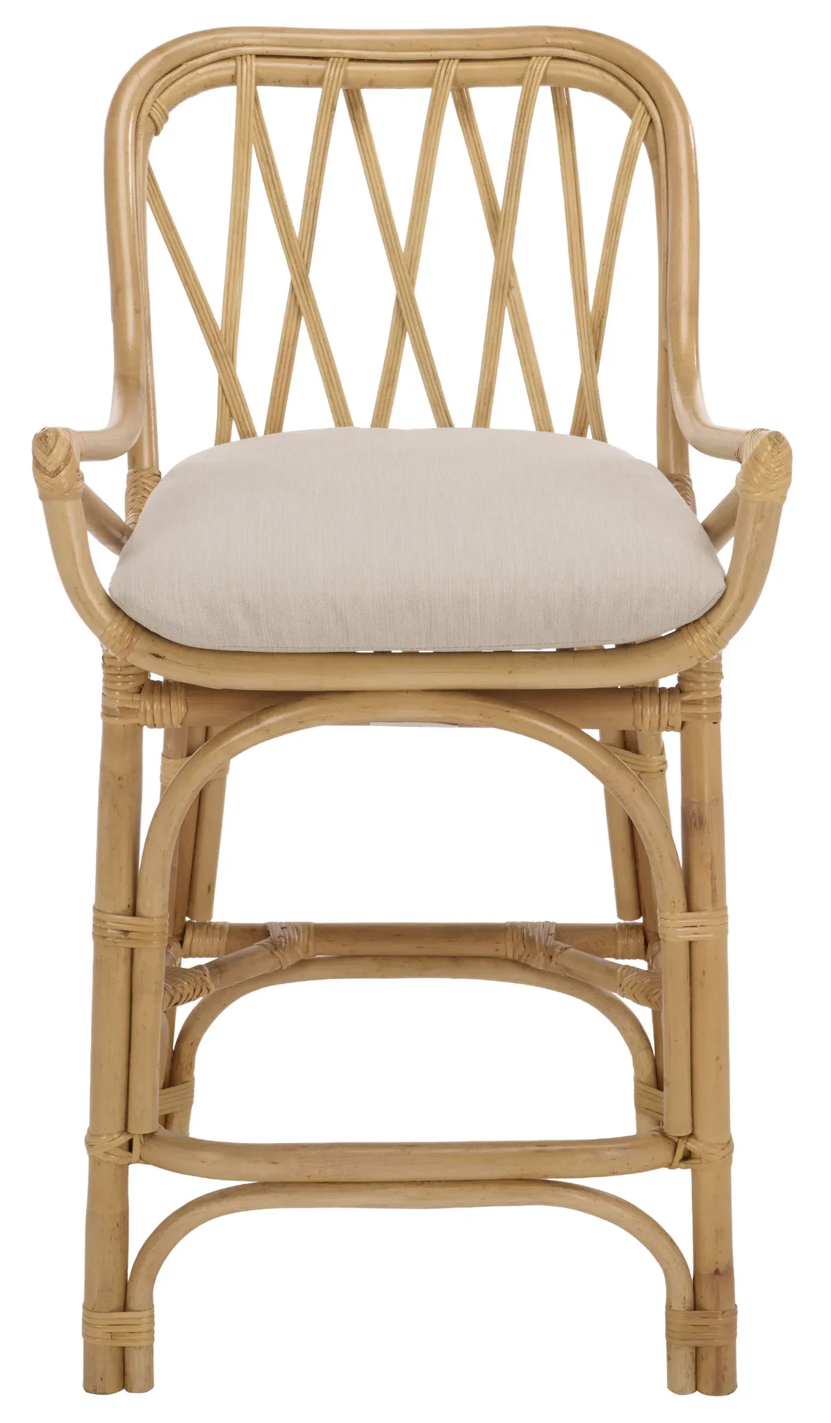 Thiago Counter Stool in Brown / White