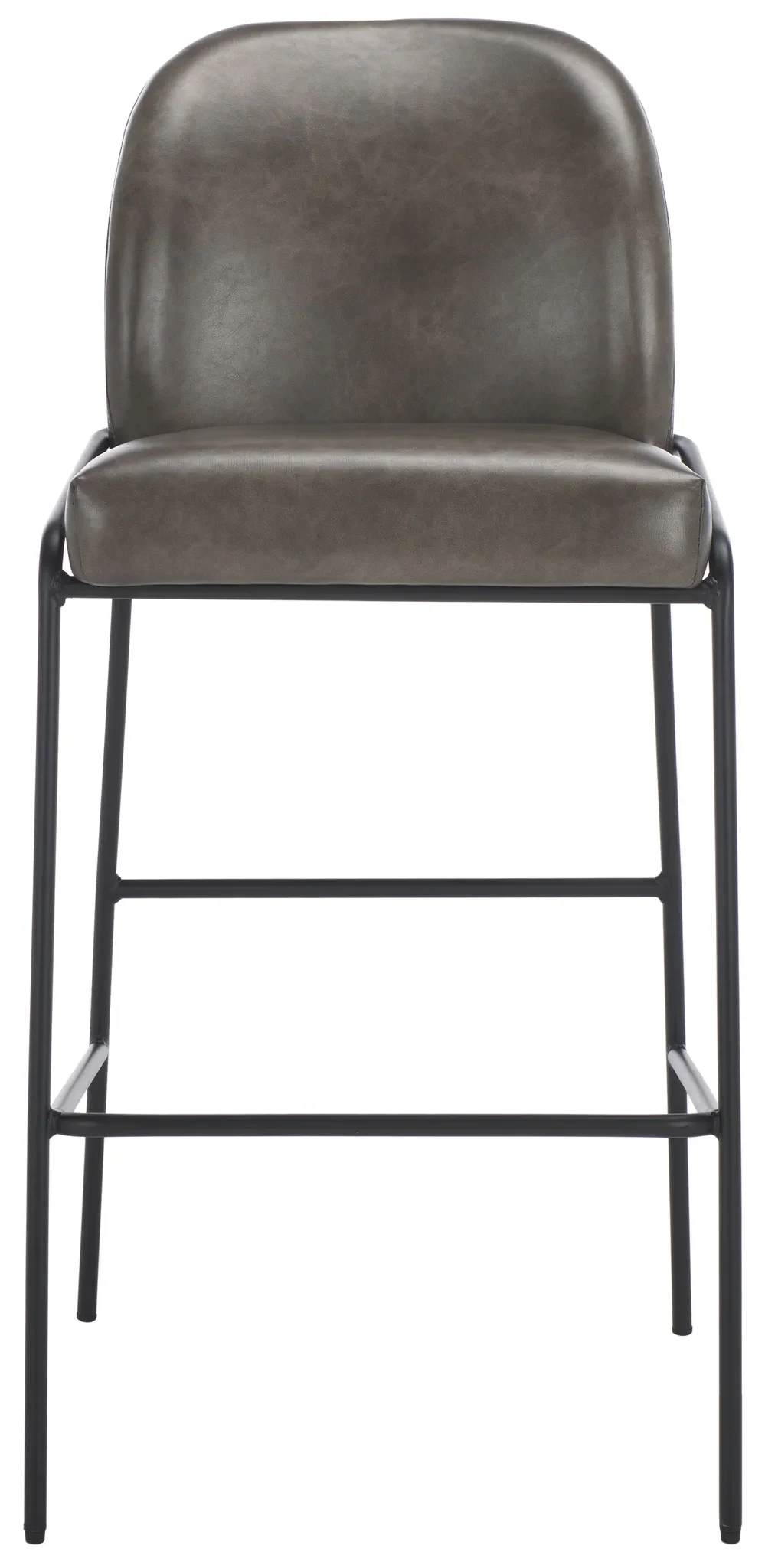 Ivey Bar Stool in Dark Brown / Black