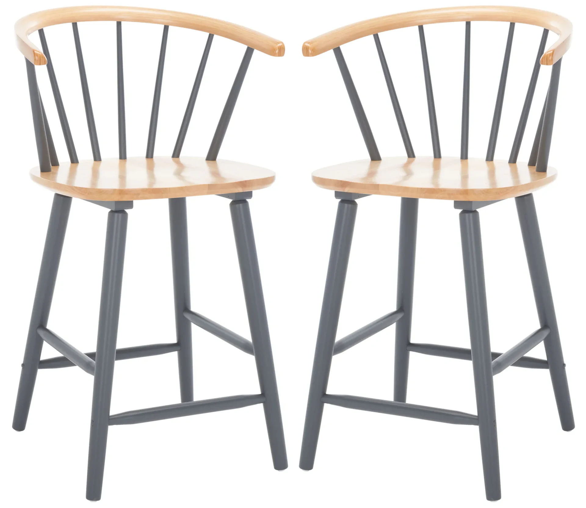 Blanchard Counter Stool (Set of 2) in Natural / Gray