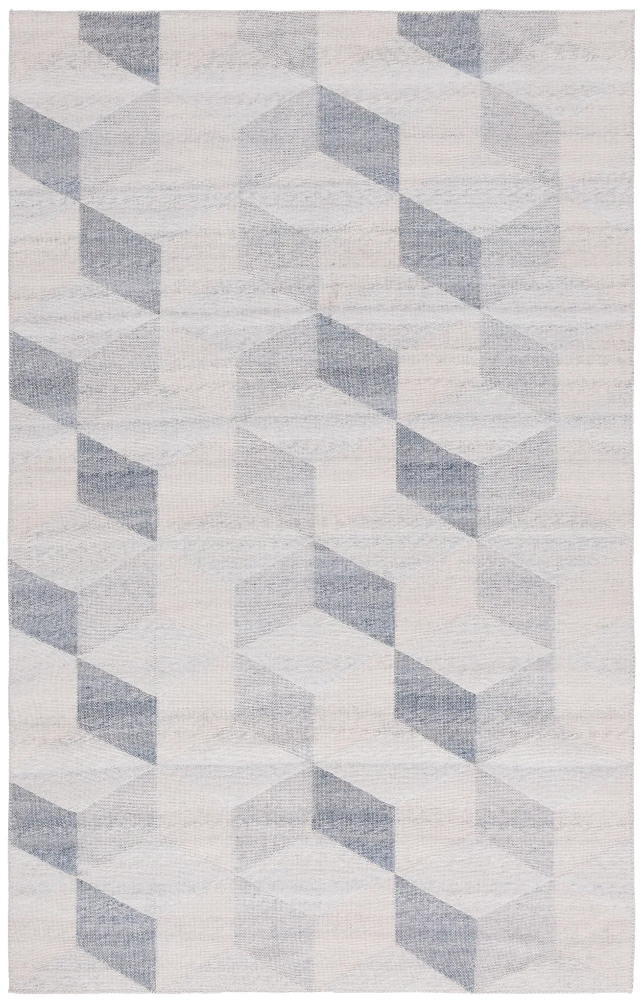 Cabo Cube Rug in Beige / Light Gray