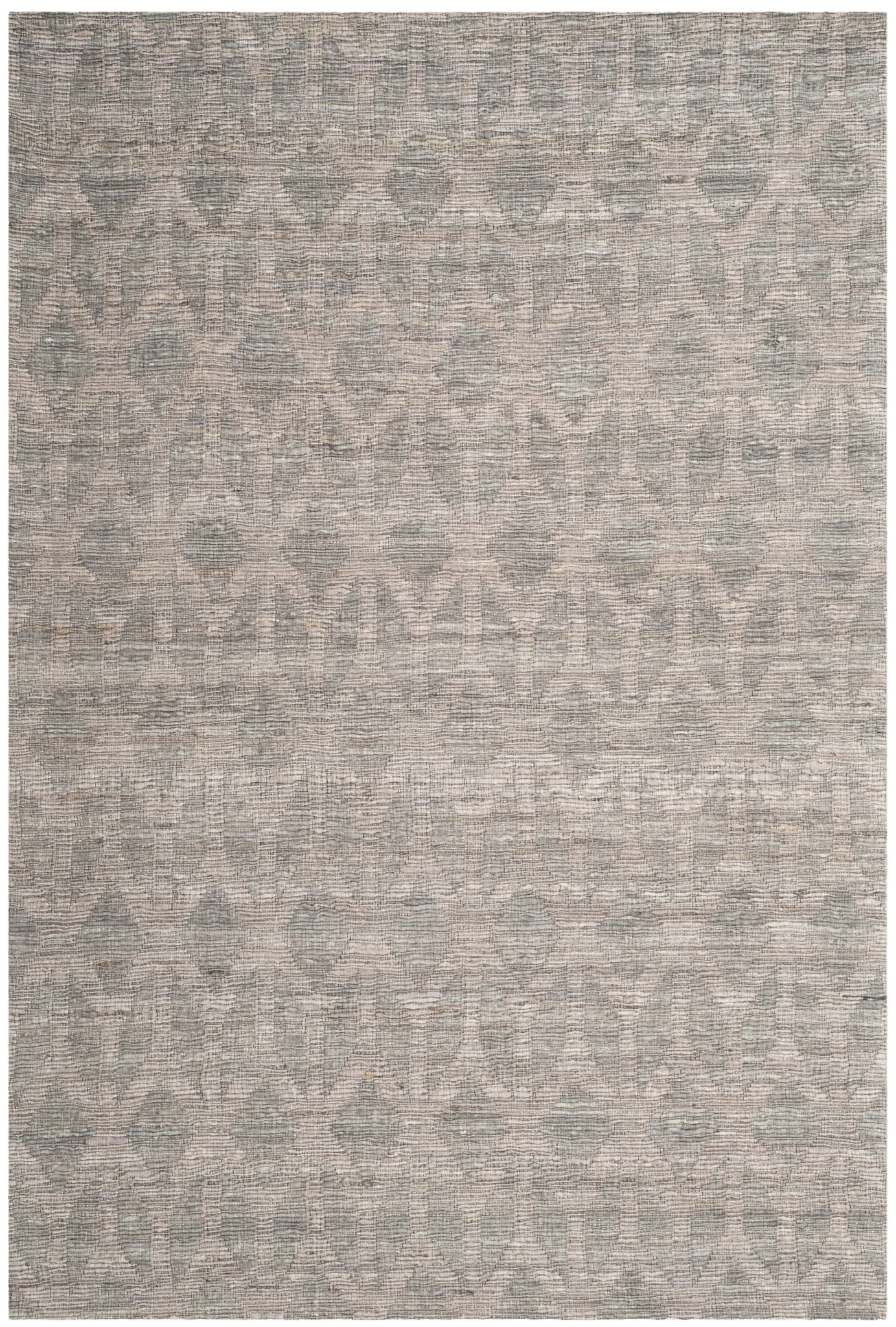 Cape Cod Diamond Hand-Woven Jute Rug in Gray / Gold