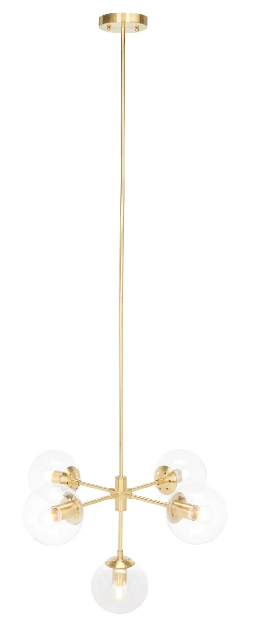 Camaria Five-Light Chandelier in Gold