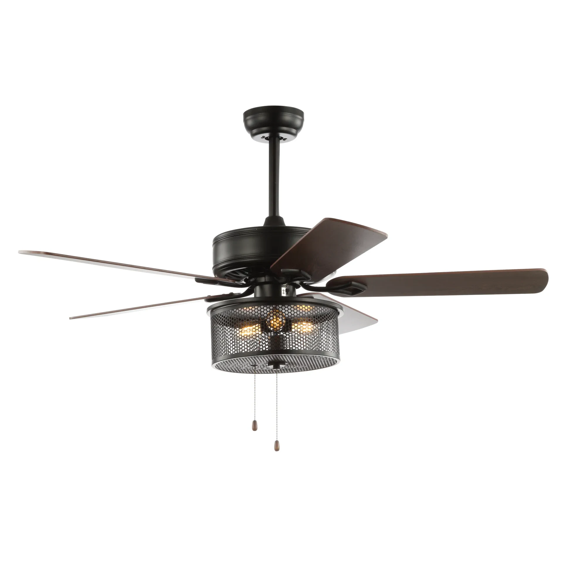 Fredrik Three-Light Ceiling Fan in Black