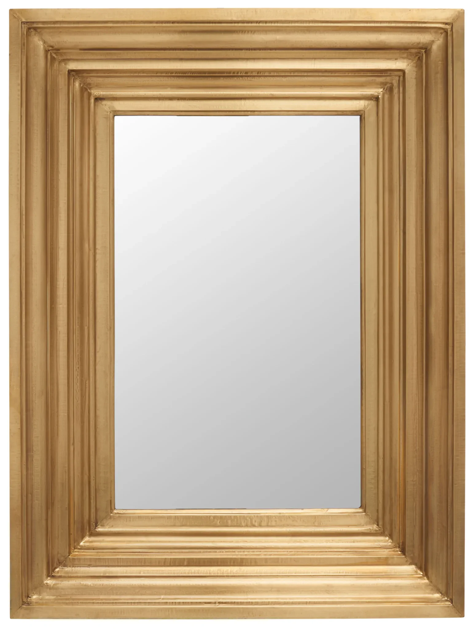 Kerry Small Rectangular Wall Mirror in Silver
