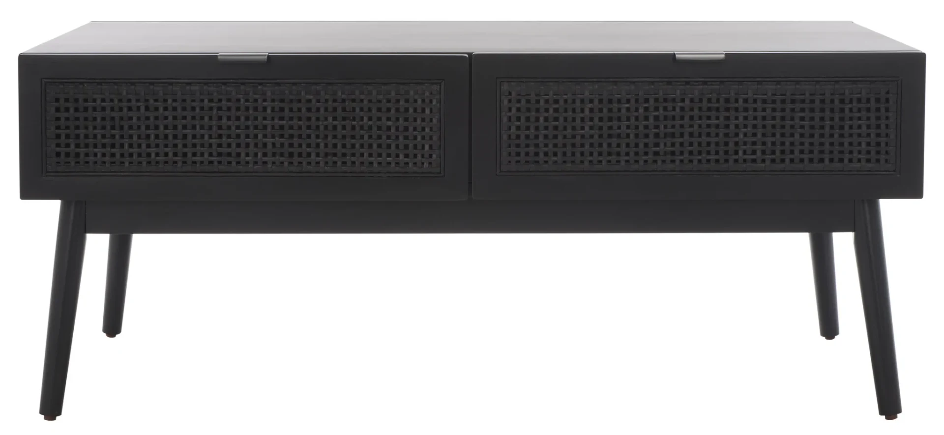 Baisley Two-Drawer Coffee Table in Black