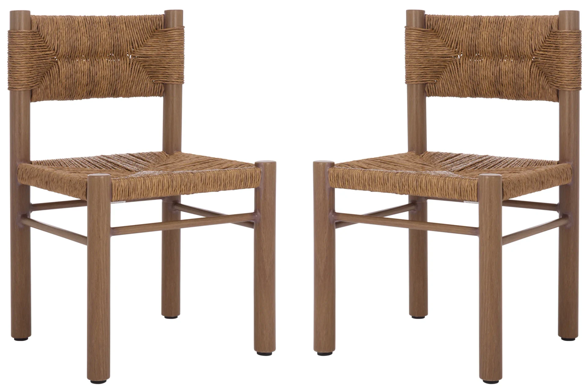 Romona Outdoor Dining Chair (Set of 2) in Brown