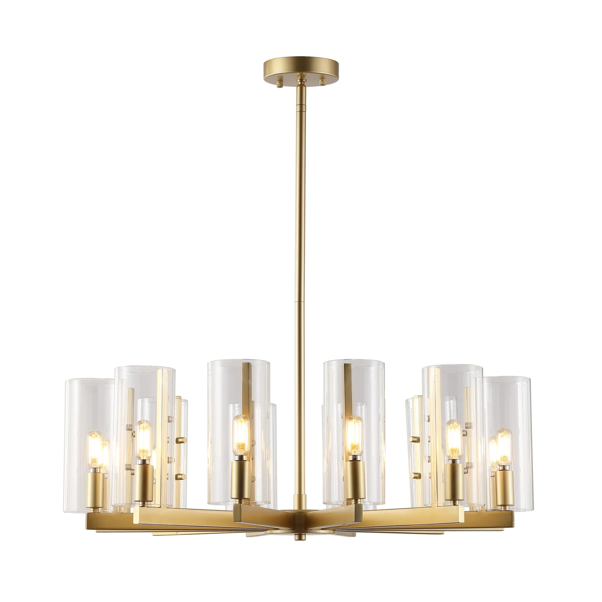 Benicio Gold Chandelier in Gold