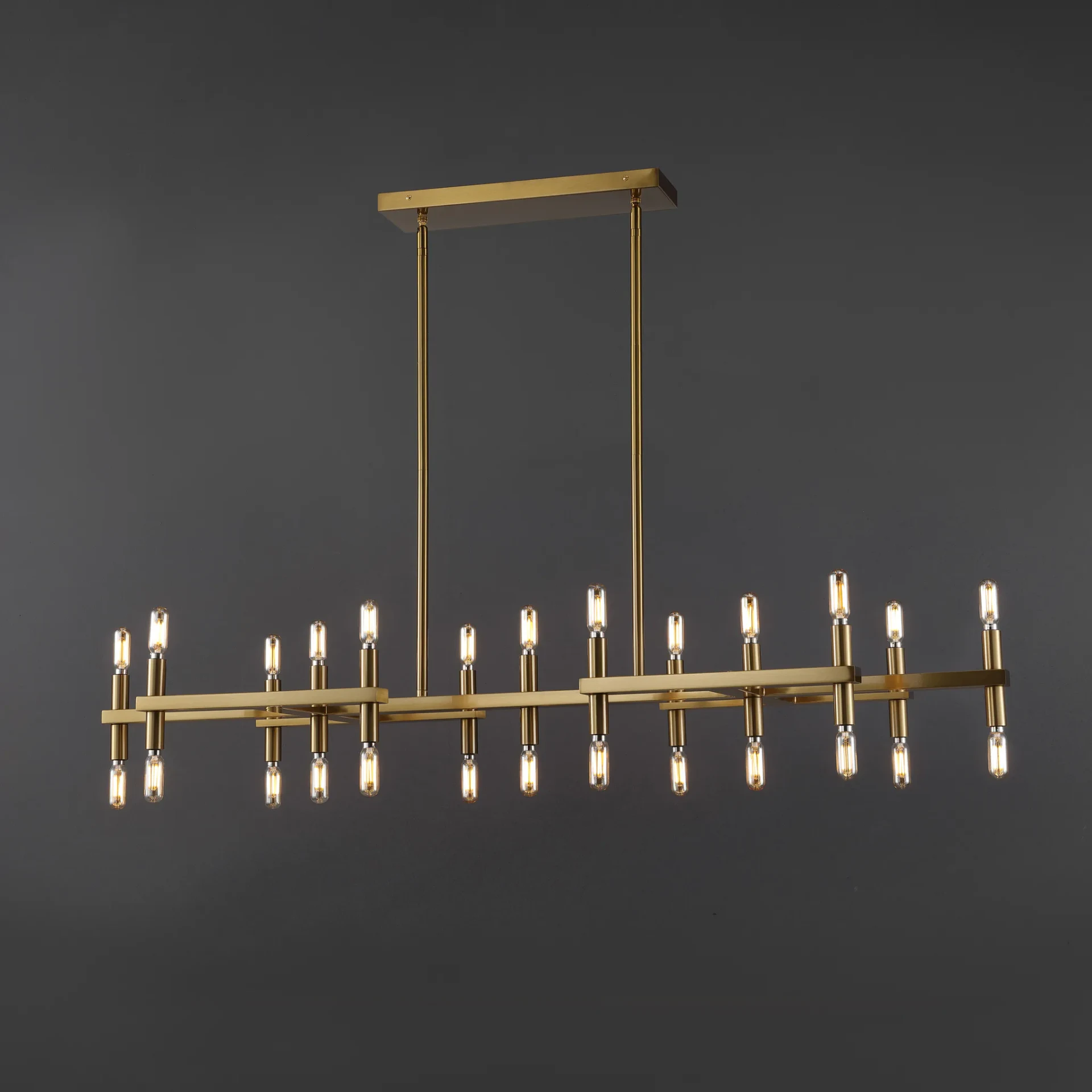Harald Metal Chandelier in Gold