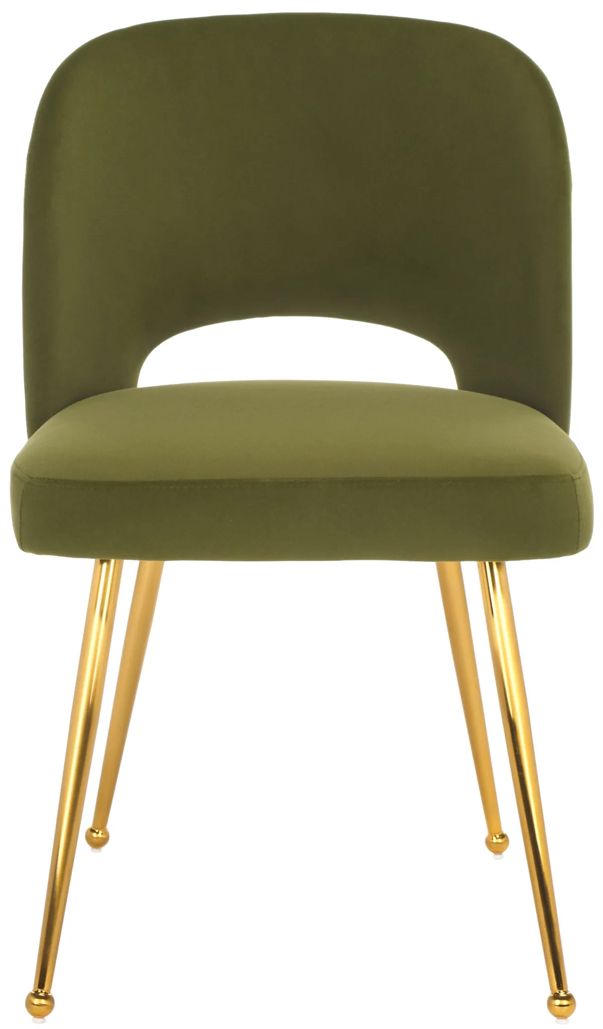 Aspyn Dining Chair in Cream / Brushed Gold