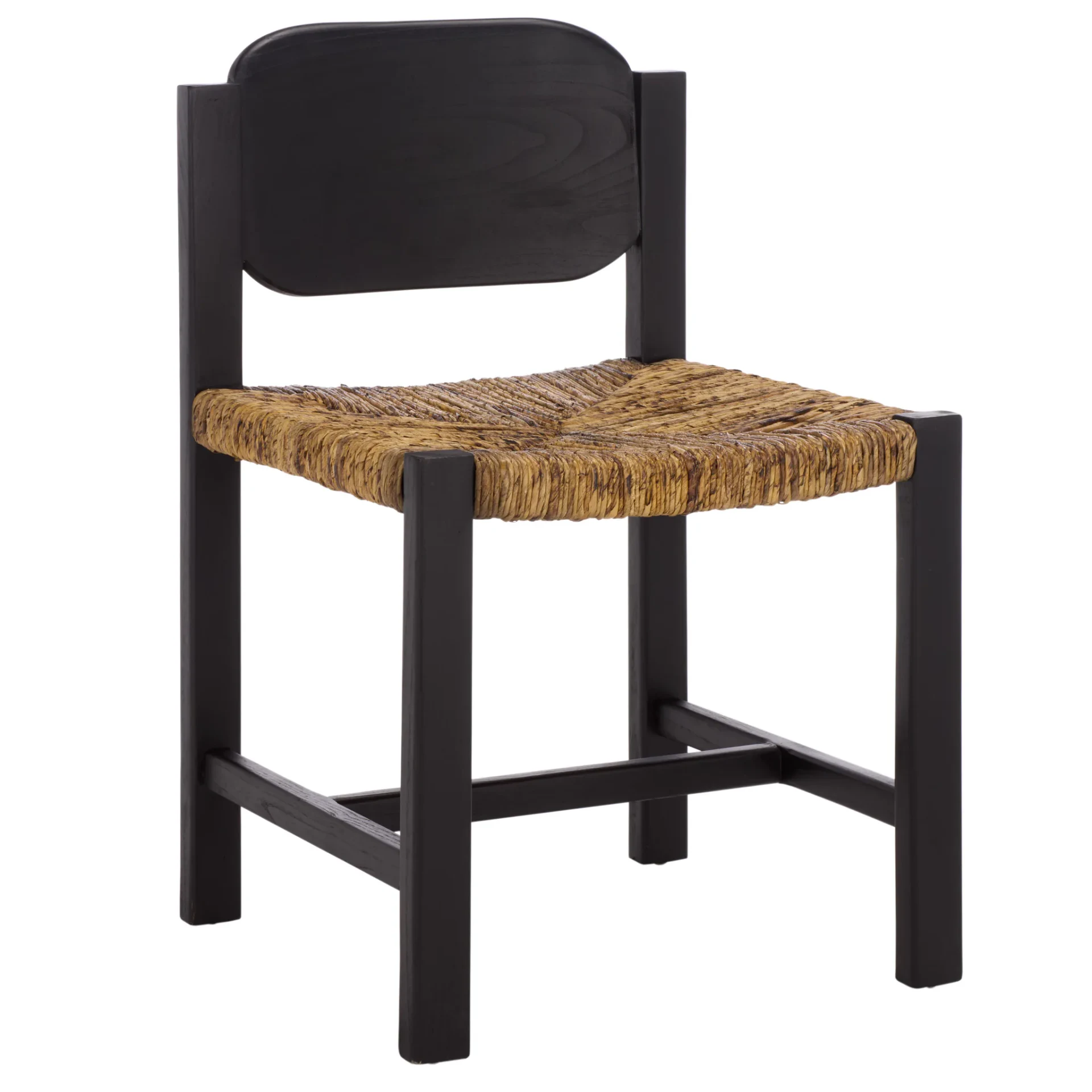 Aristedes Dining Chair in Banana Natural / Black