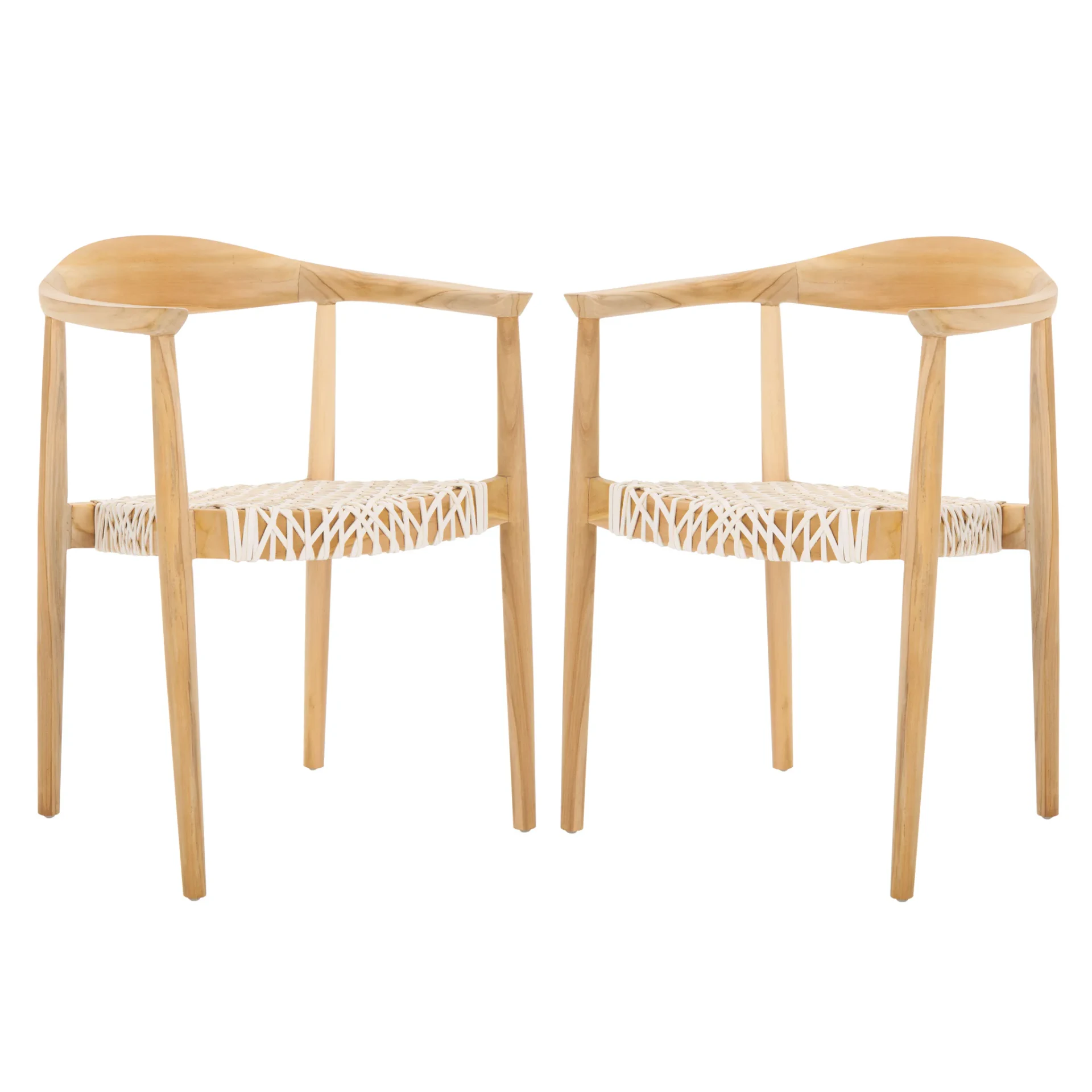 Bandelier Stacking Dining Chair (Set of 2) in Black