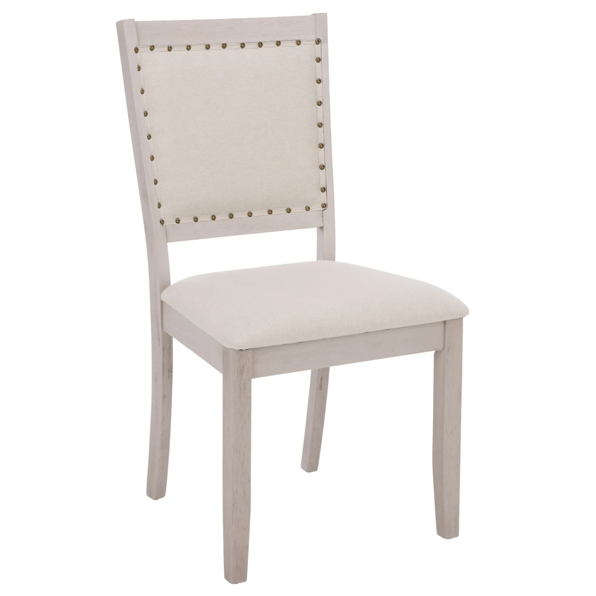 Greyes Dining Chair (Set of 2) in Cream / Gray