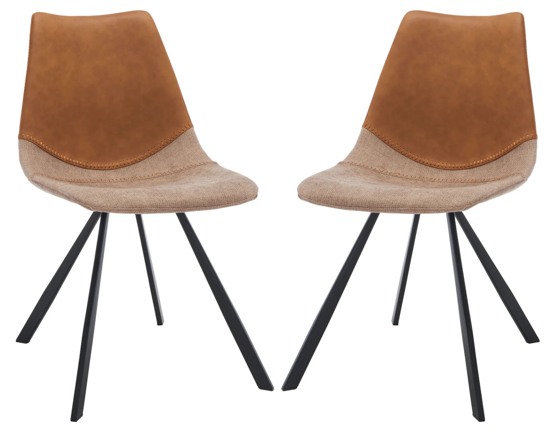 Greer Dining Chair (Set of 2) in Cognac