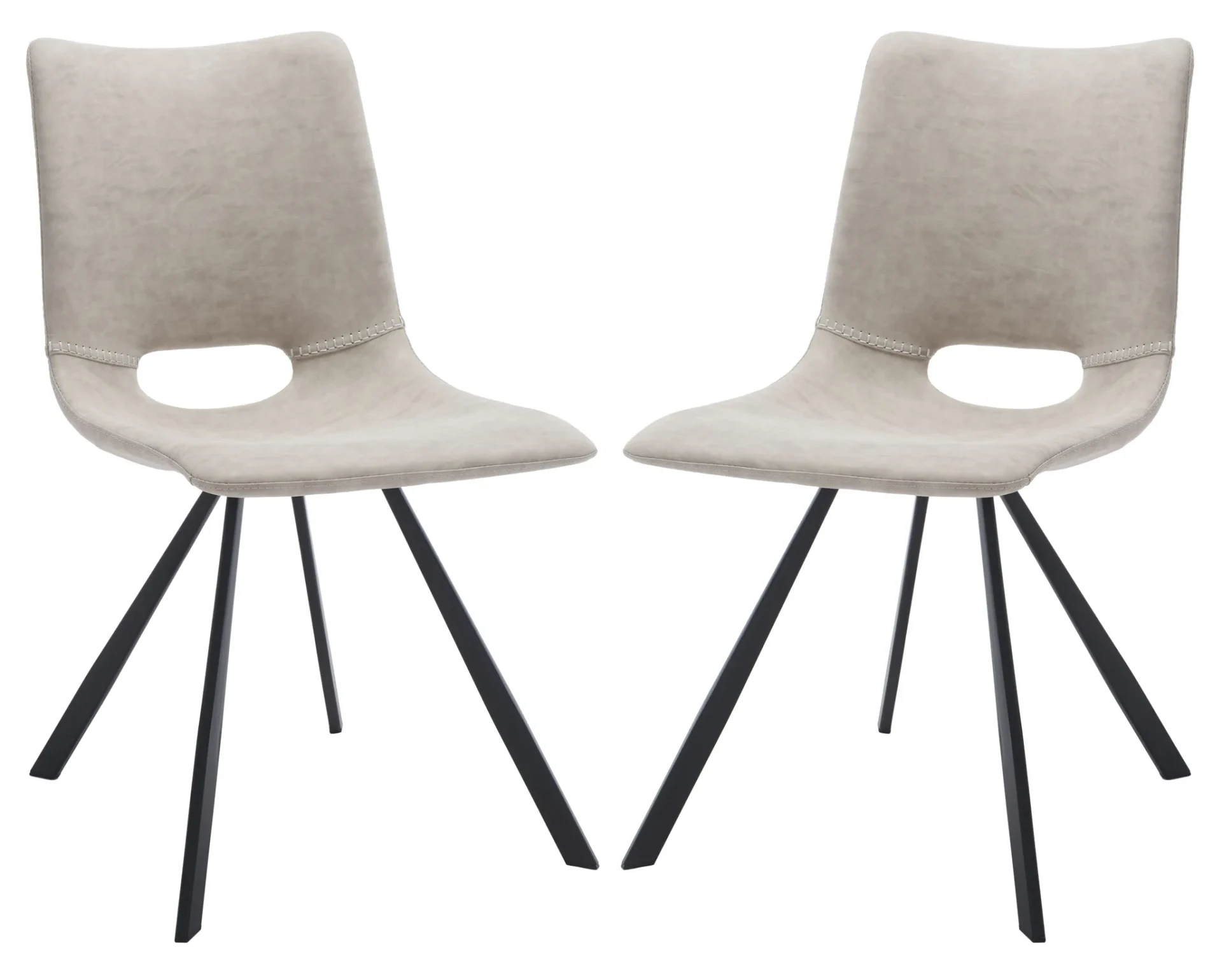 Mika Dining Chair (Set of 2) in Cigar Brown