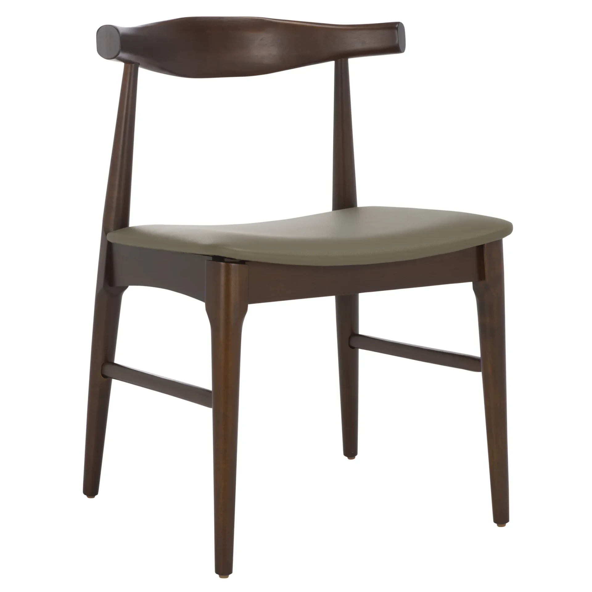 Elbow Dining Chair (Set of 2) in Olive / Espresso