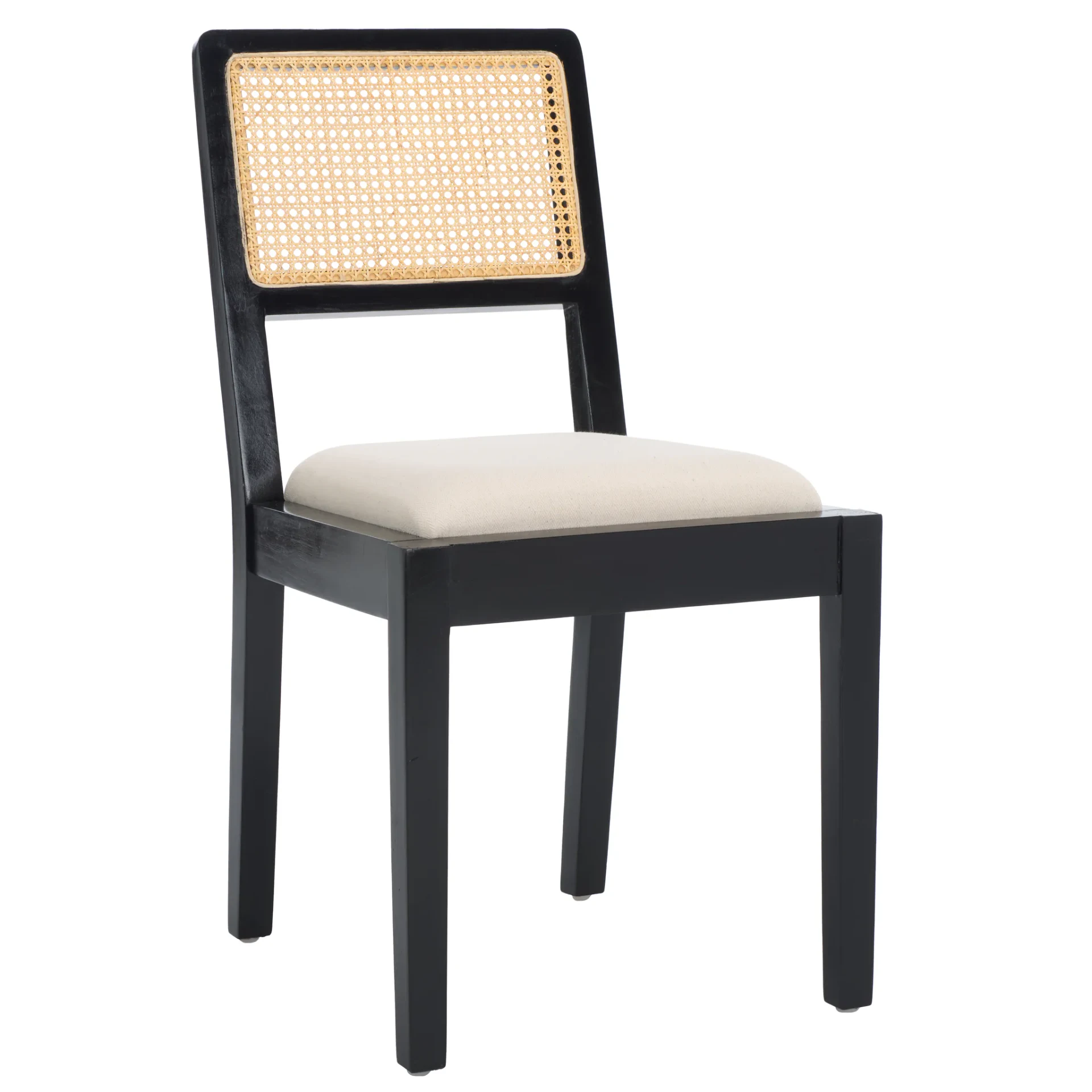 Suzetta Dining Chair in Natural / White