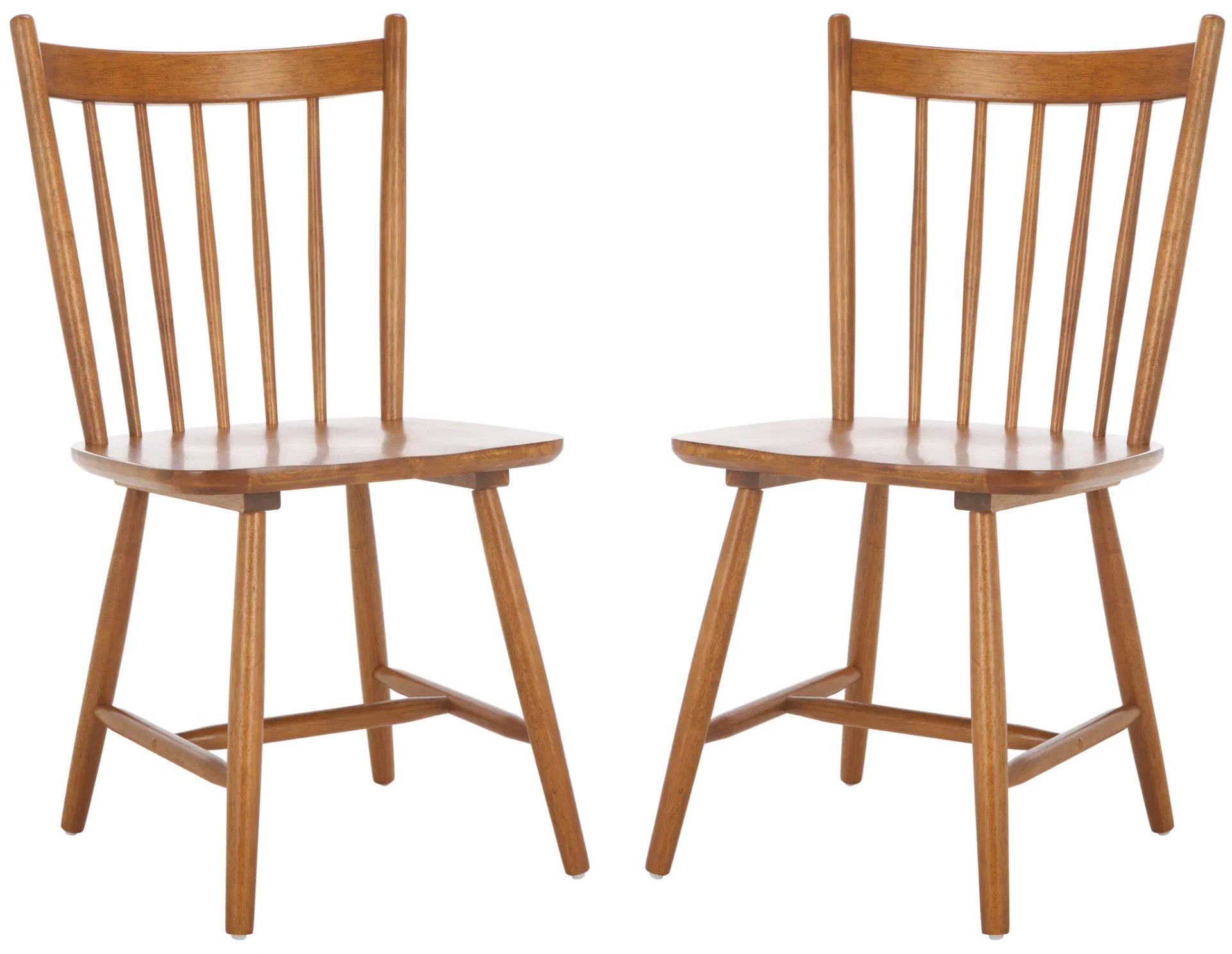 Andreas Spindle Dining Chairs (Set Of 2) in Dark Walnut