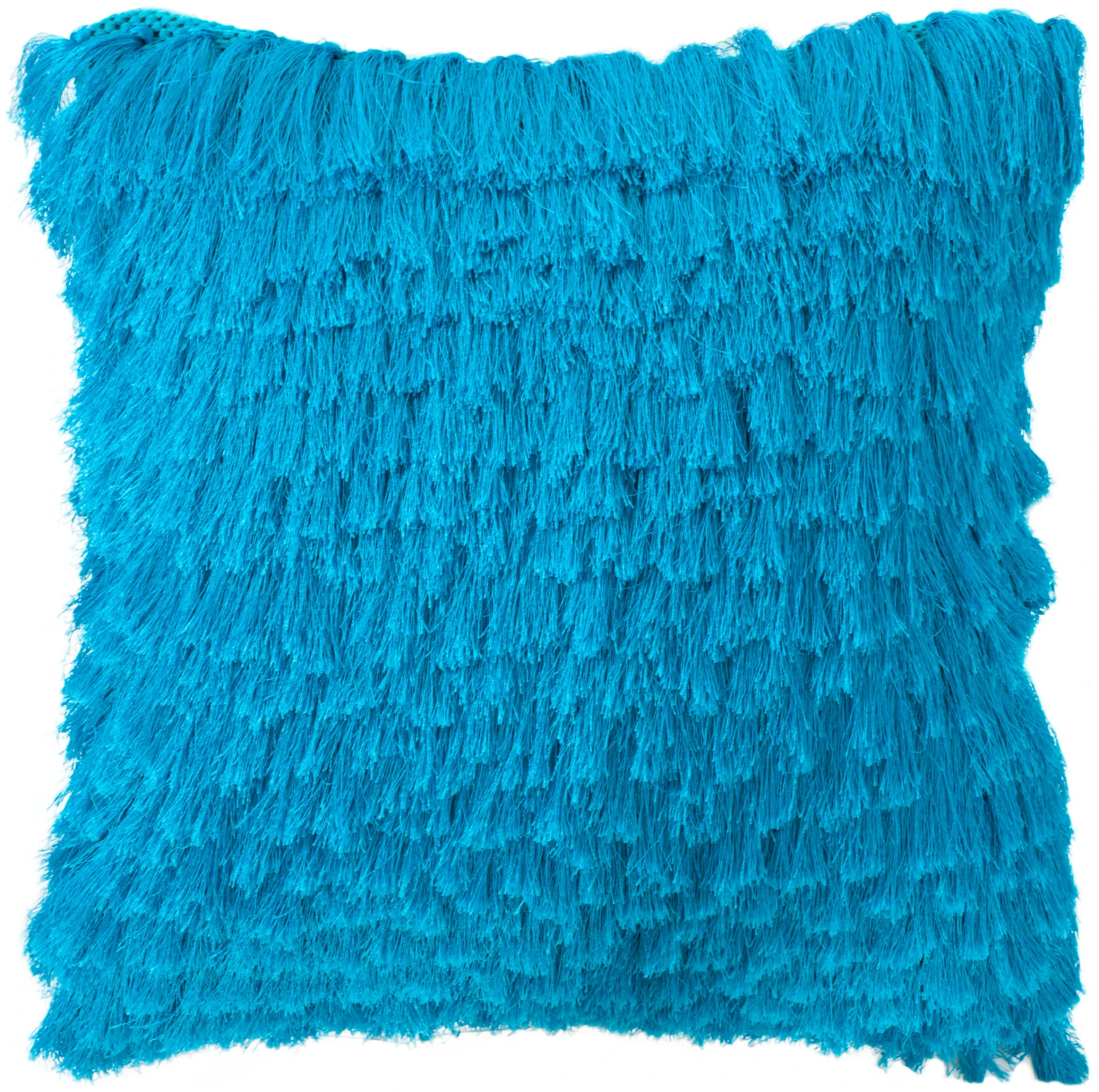 Cali Shag Pillow (Set of 2) in Electric Blue