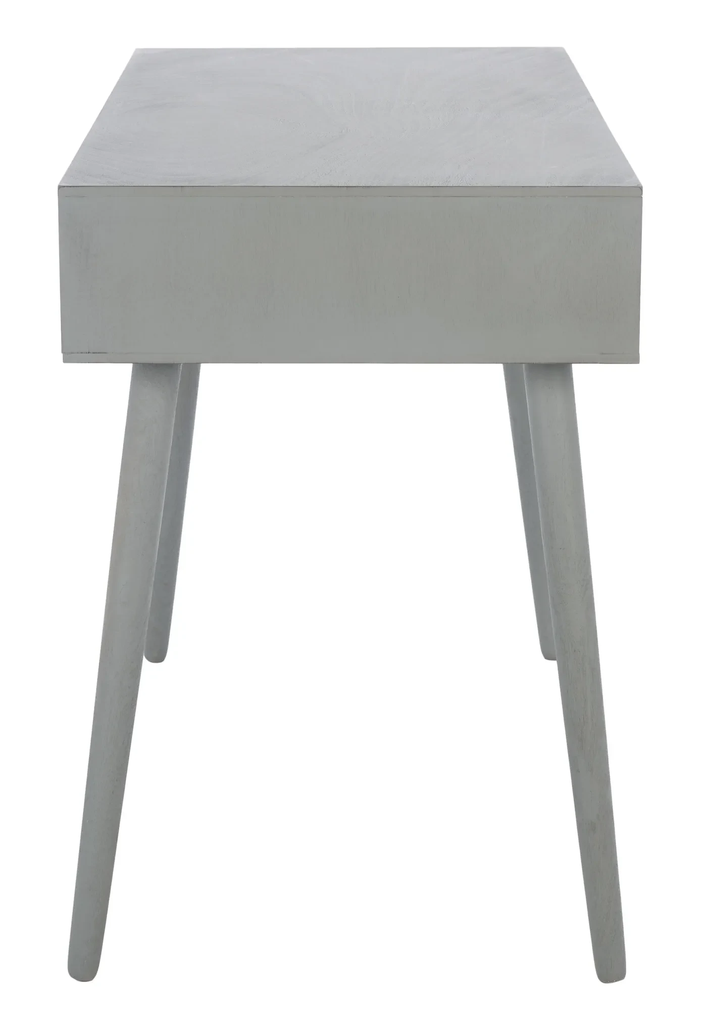 Remy One-Drawer Writing Desk in Distressed Gray