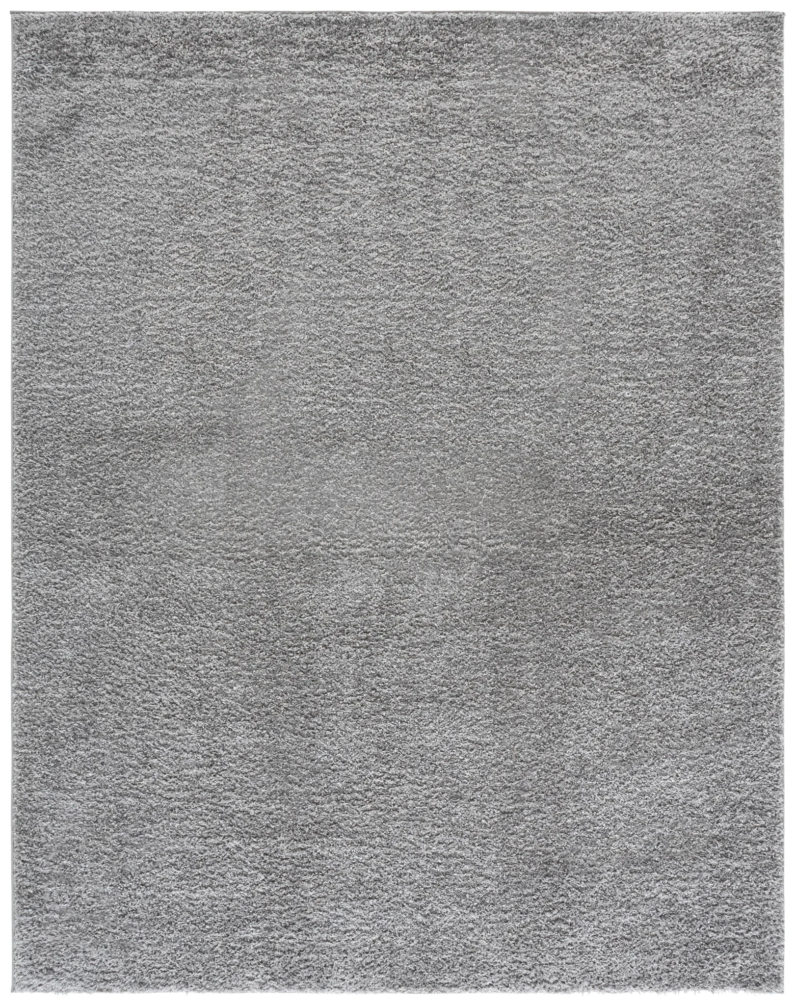 Everett Solid Shag Rug in Gray