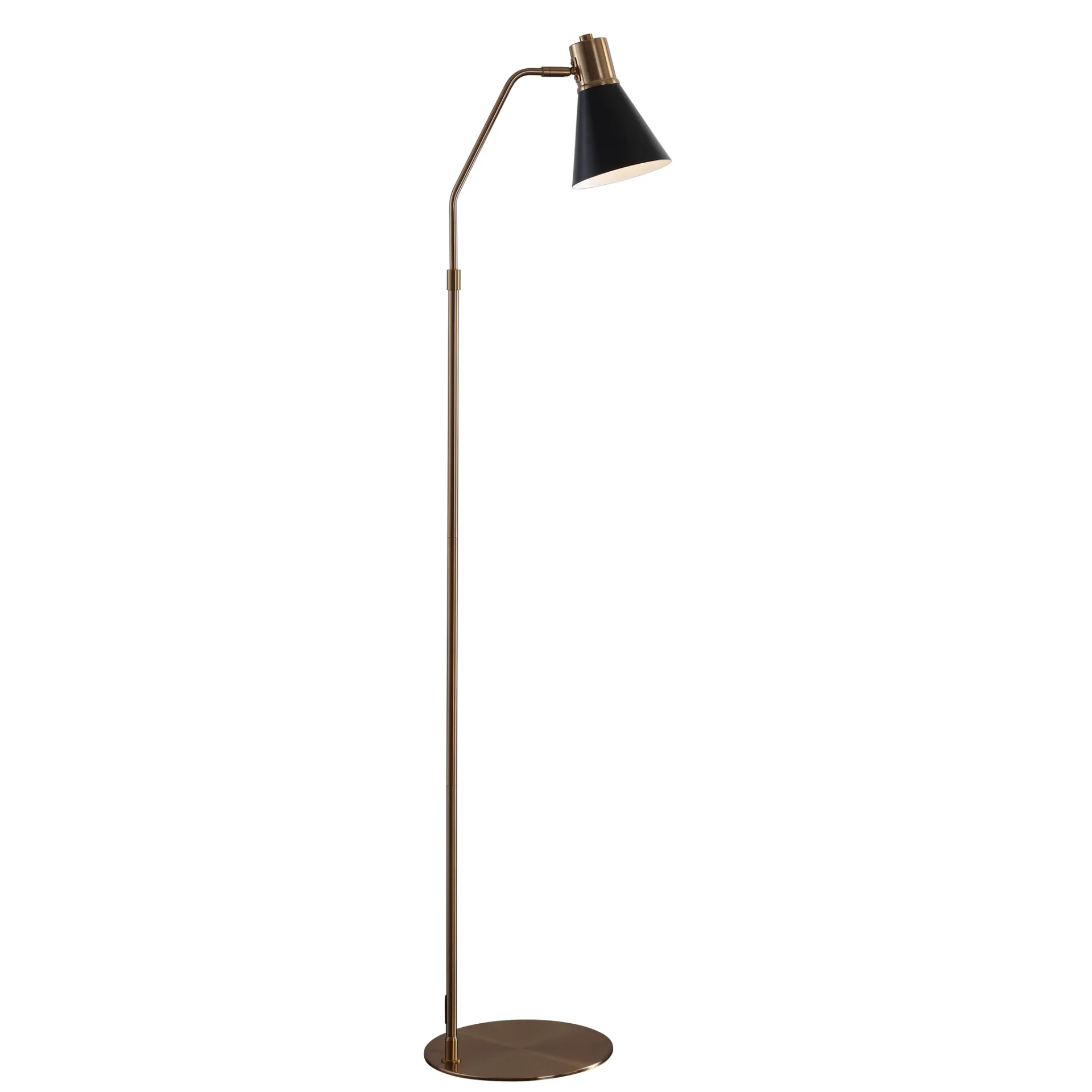 Grania Floor Lamp in Gold / Black