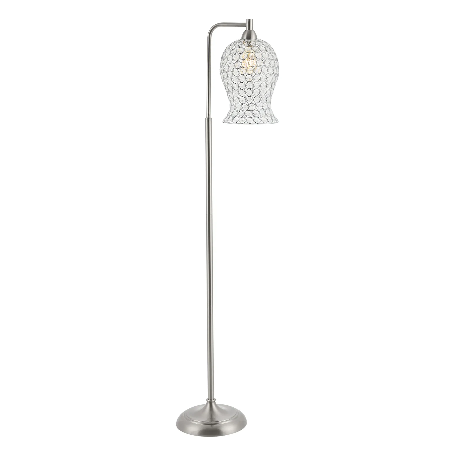 Izzy Floor Lamp in Nickel