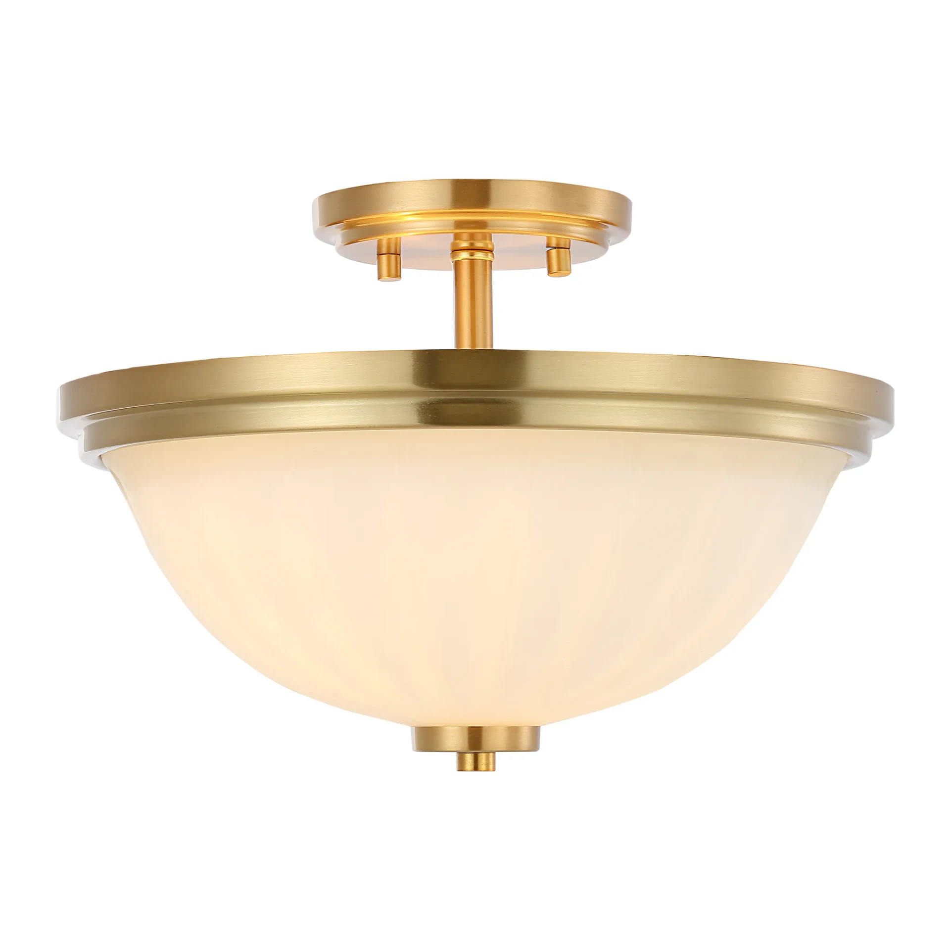 Okami Flush Mount in Brass