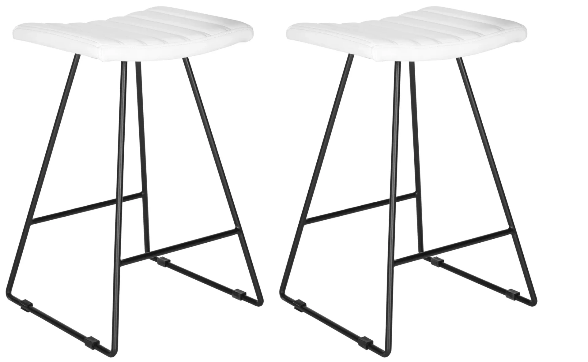 Akito Counter Stool (Set of 2) in Cream