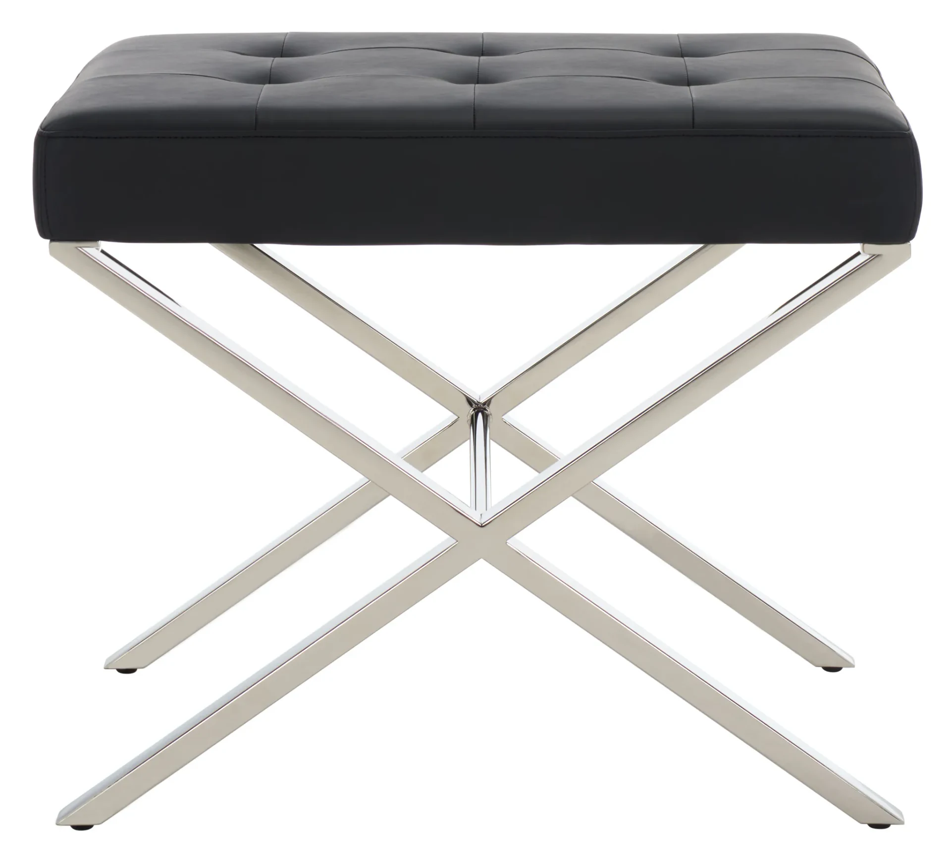 Sienna Ottoman in Black