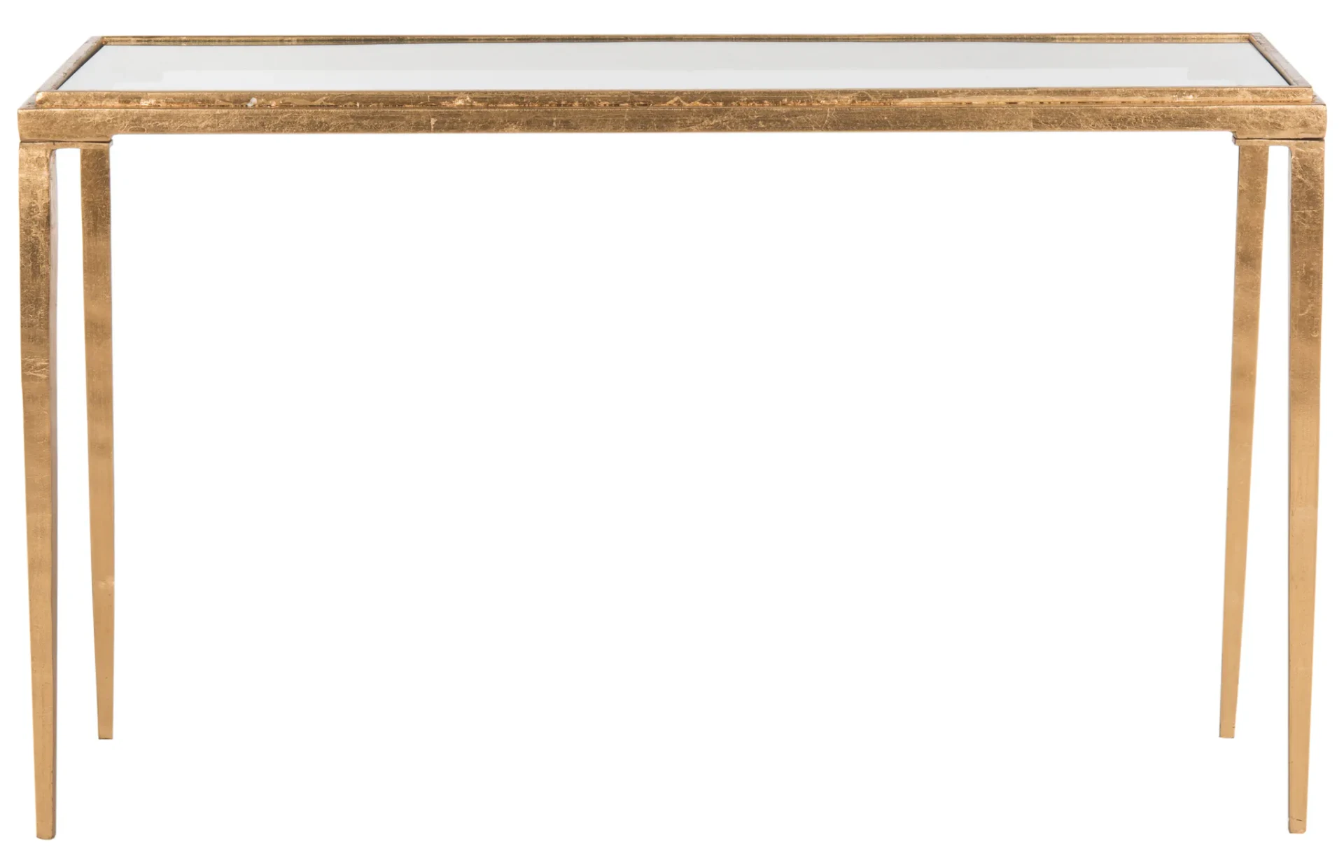 Juliana Coffee Table in Gold / Clear
